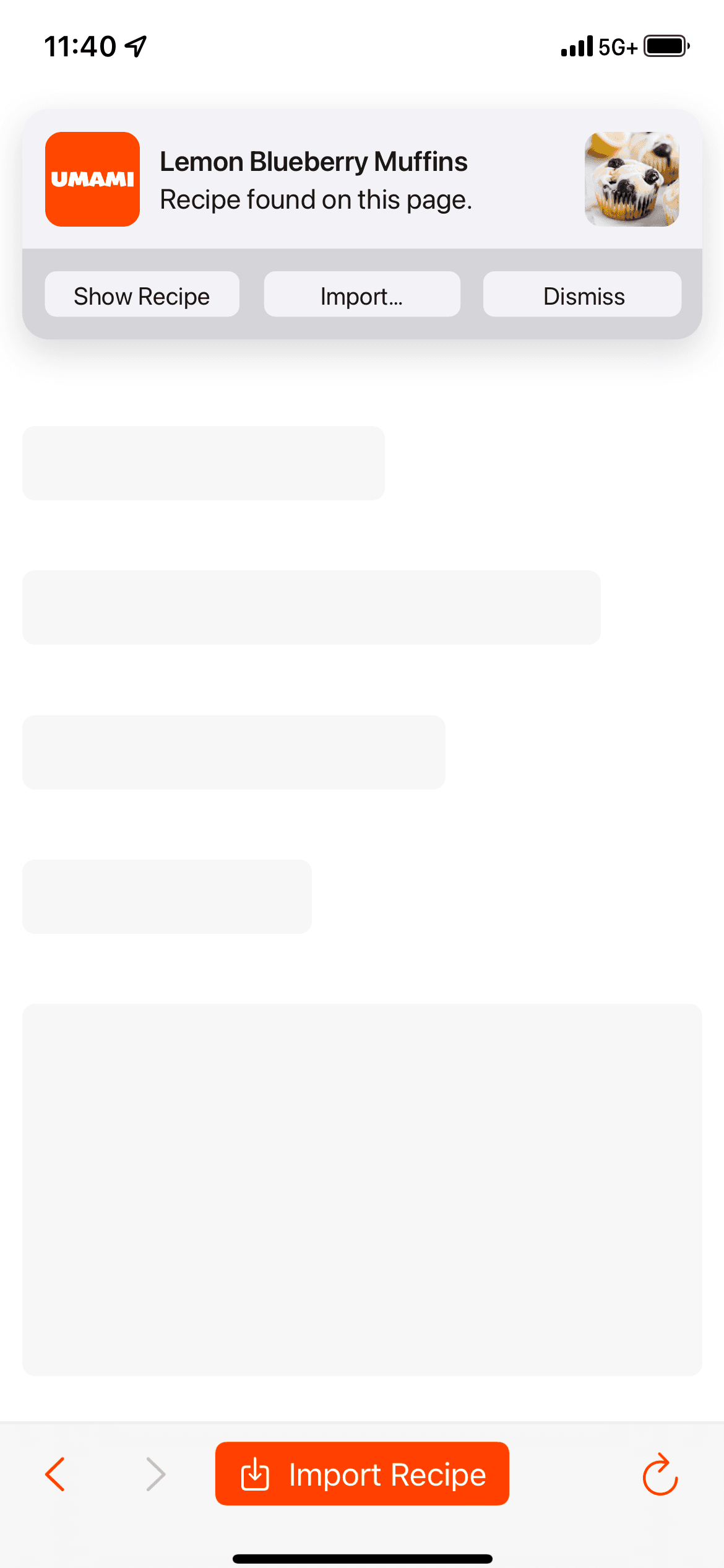 Importujte recepty bez zbytočností