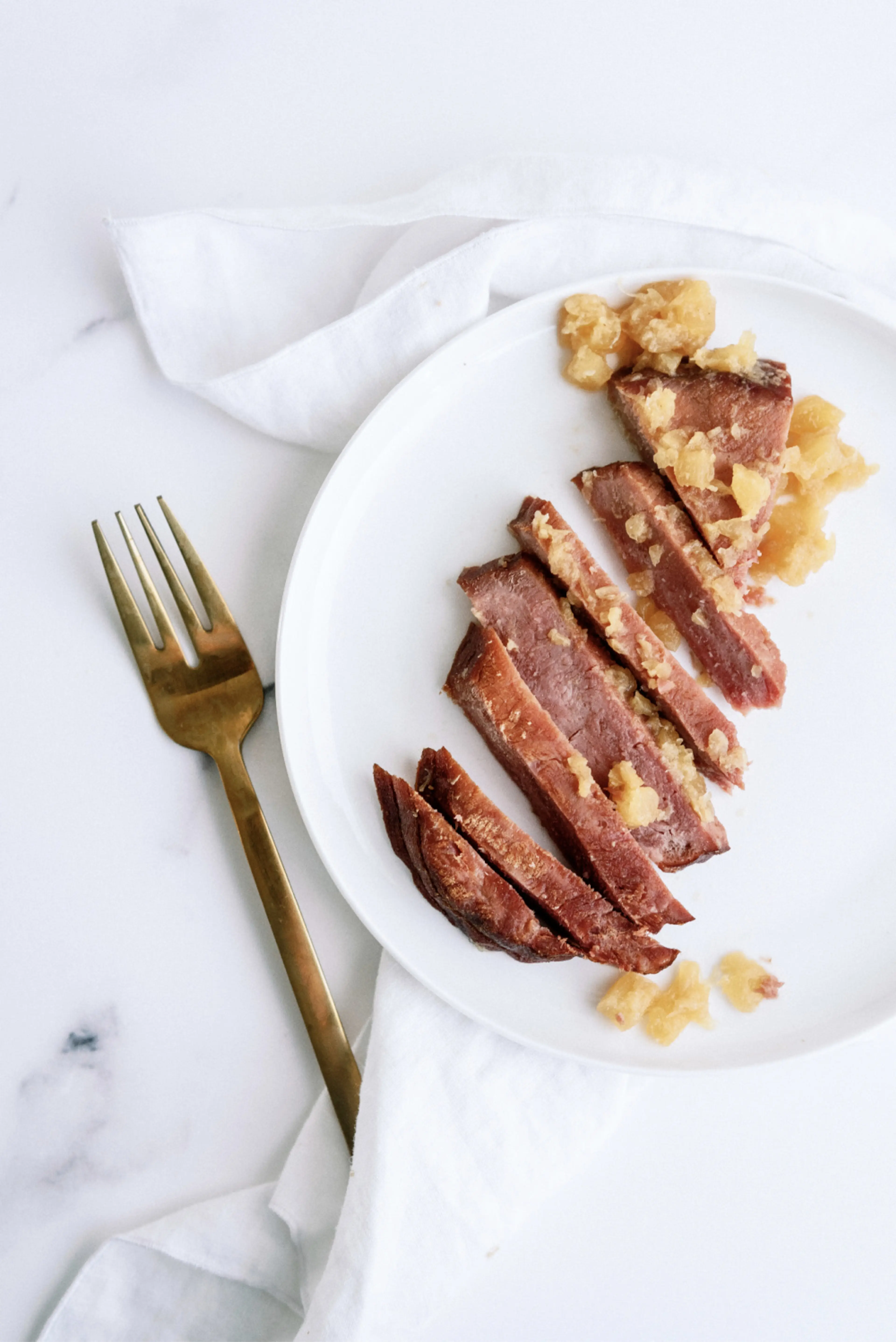 Slow Cooker Pineapple Glazed Ham Recipe