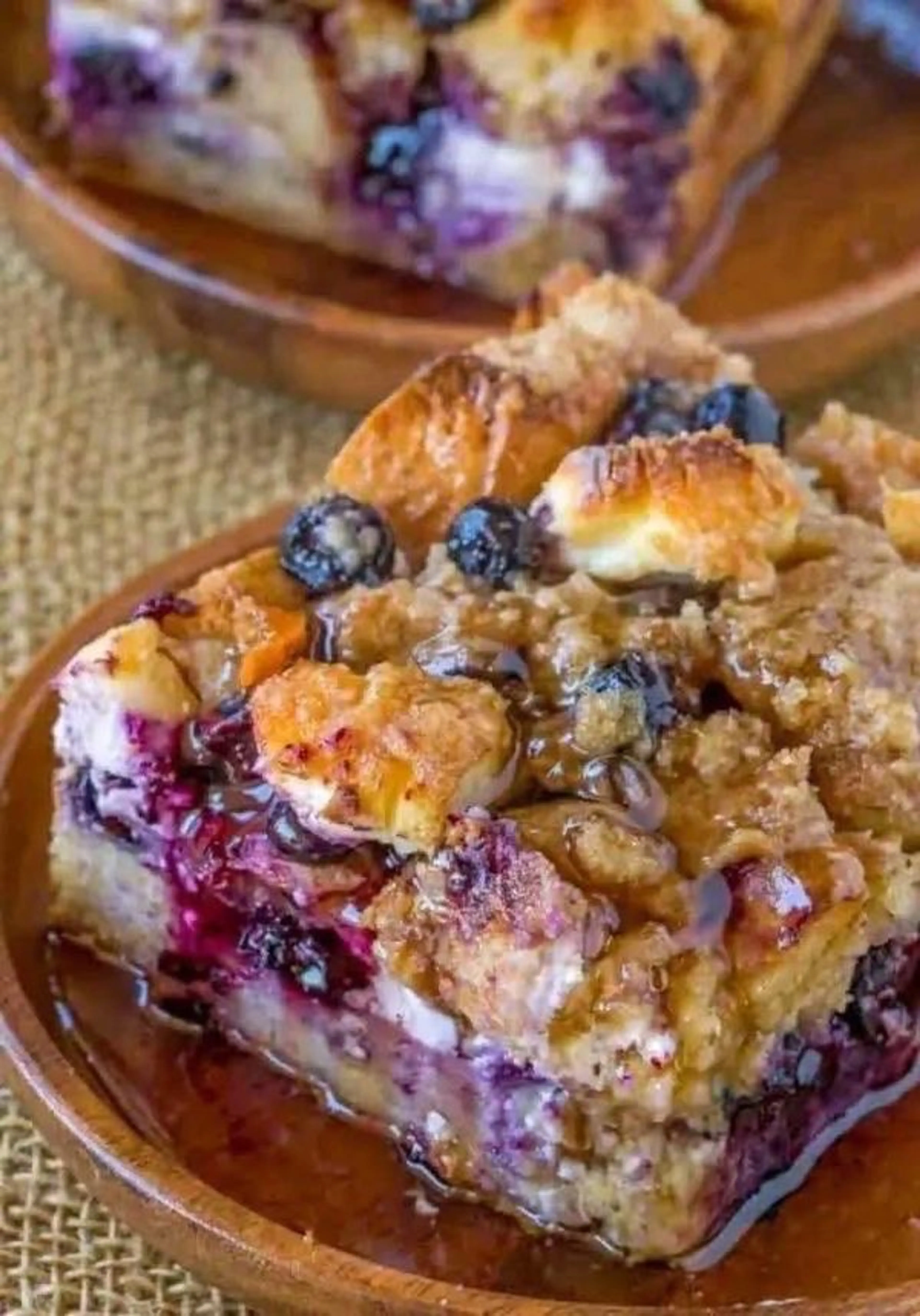 Blueberry Cream Cheese French Toast