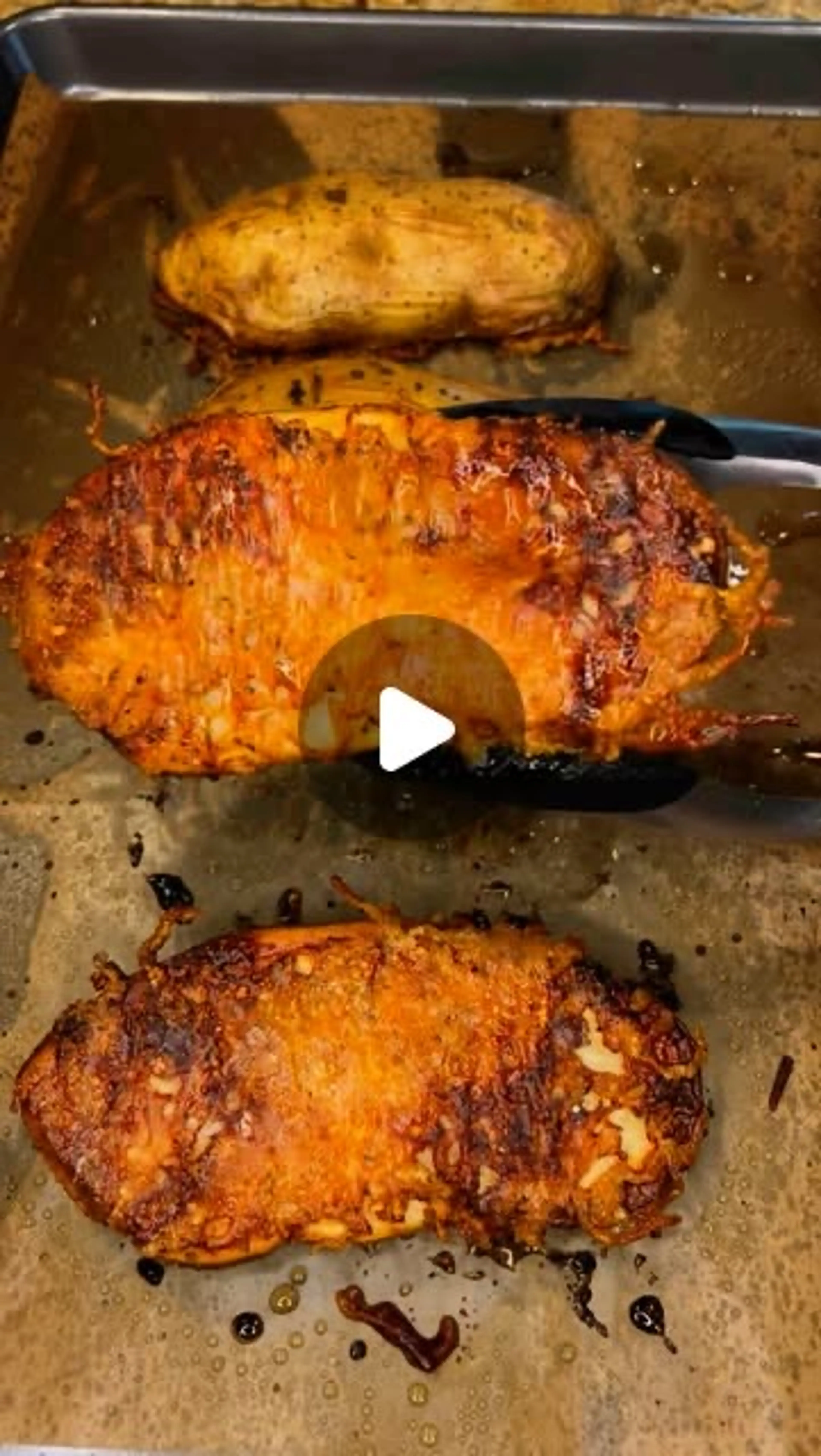 Crispy Baked Potato Halves