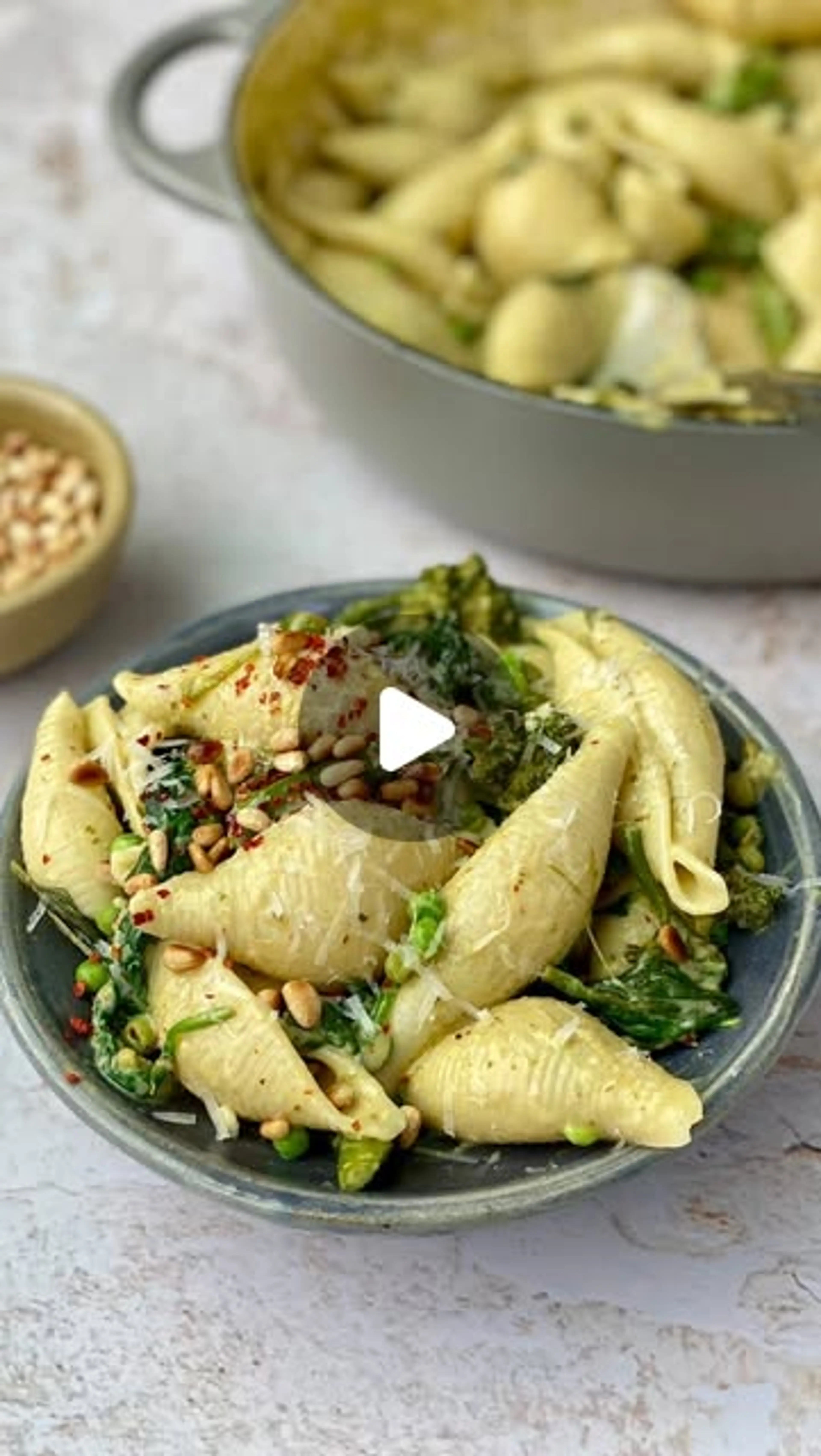 One Pot Broccoli Shell Pasta