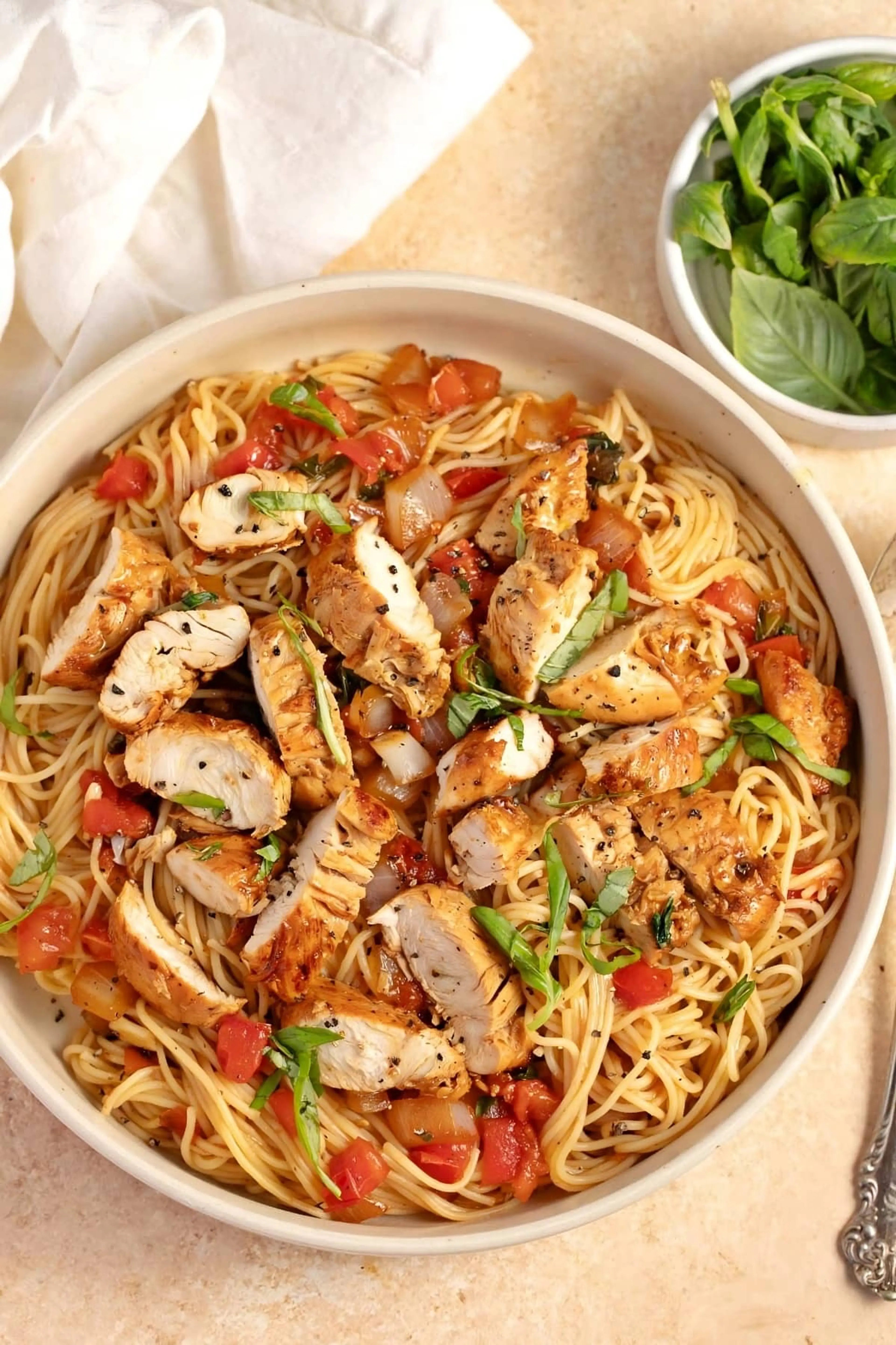 Bruschetta Chicken Pasta