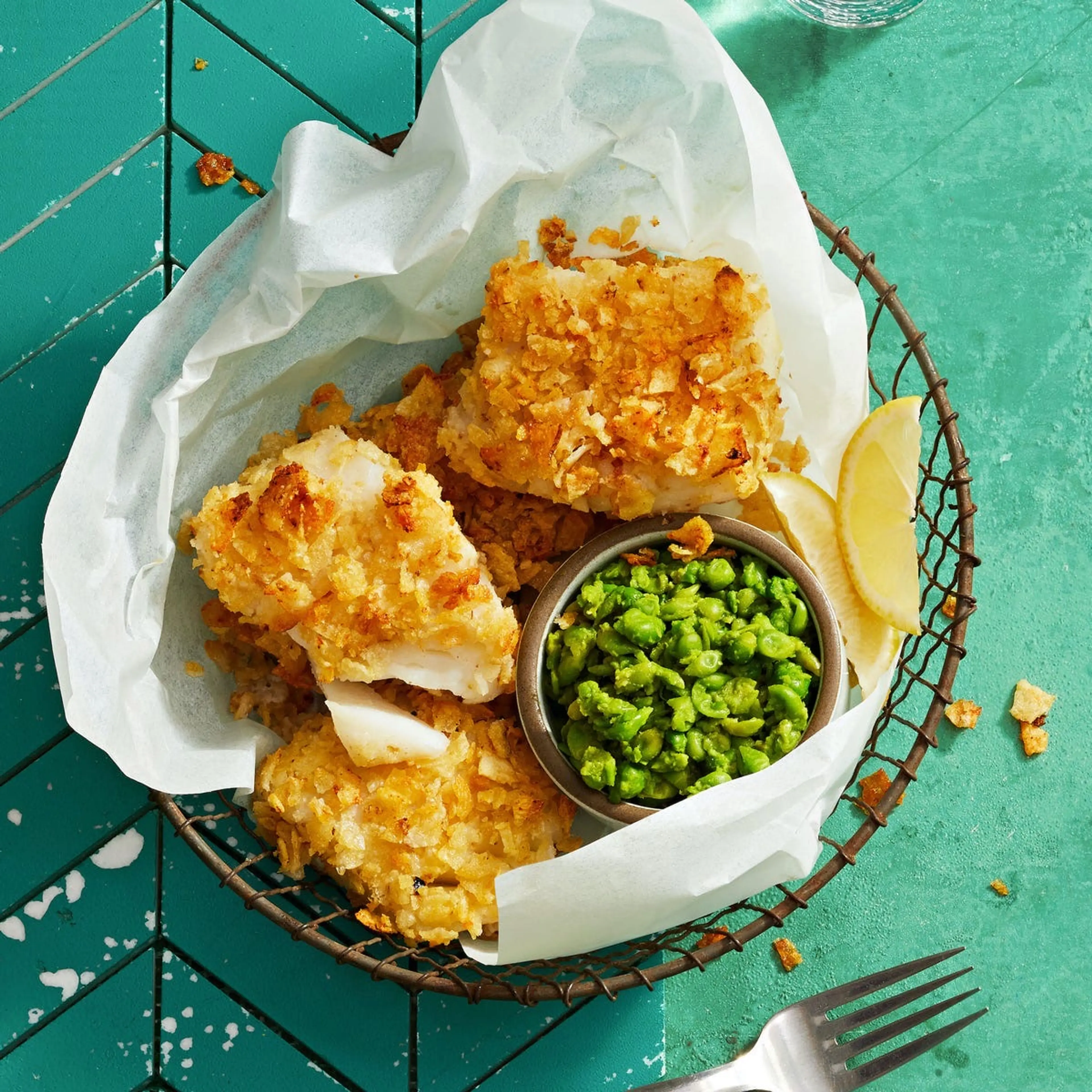 Air Fryer Fish and Chips