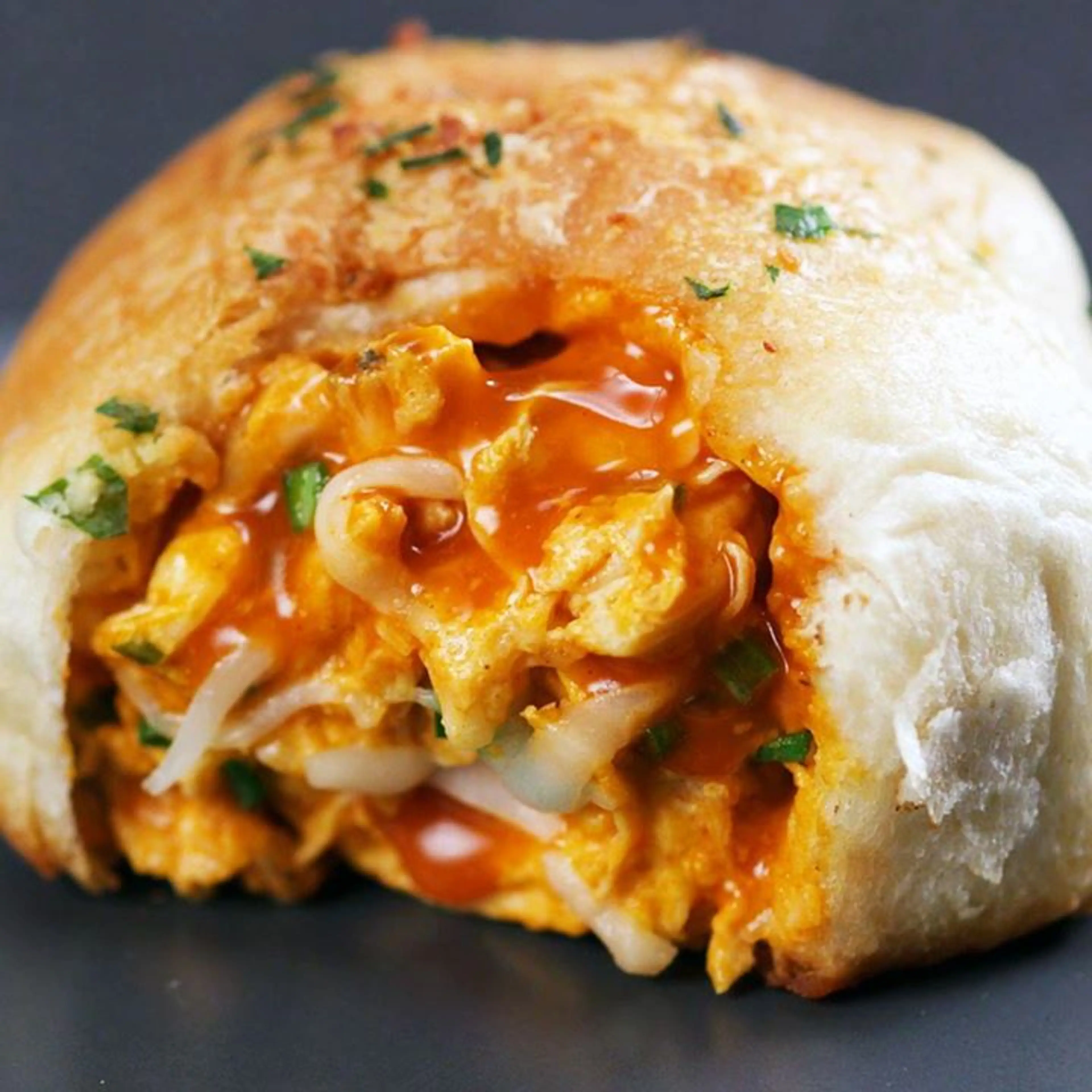 Buffalo Chicken Biscuit Bombs