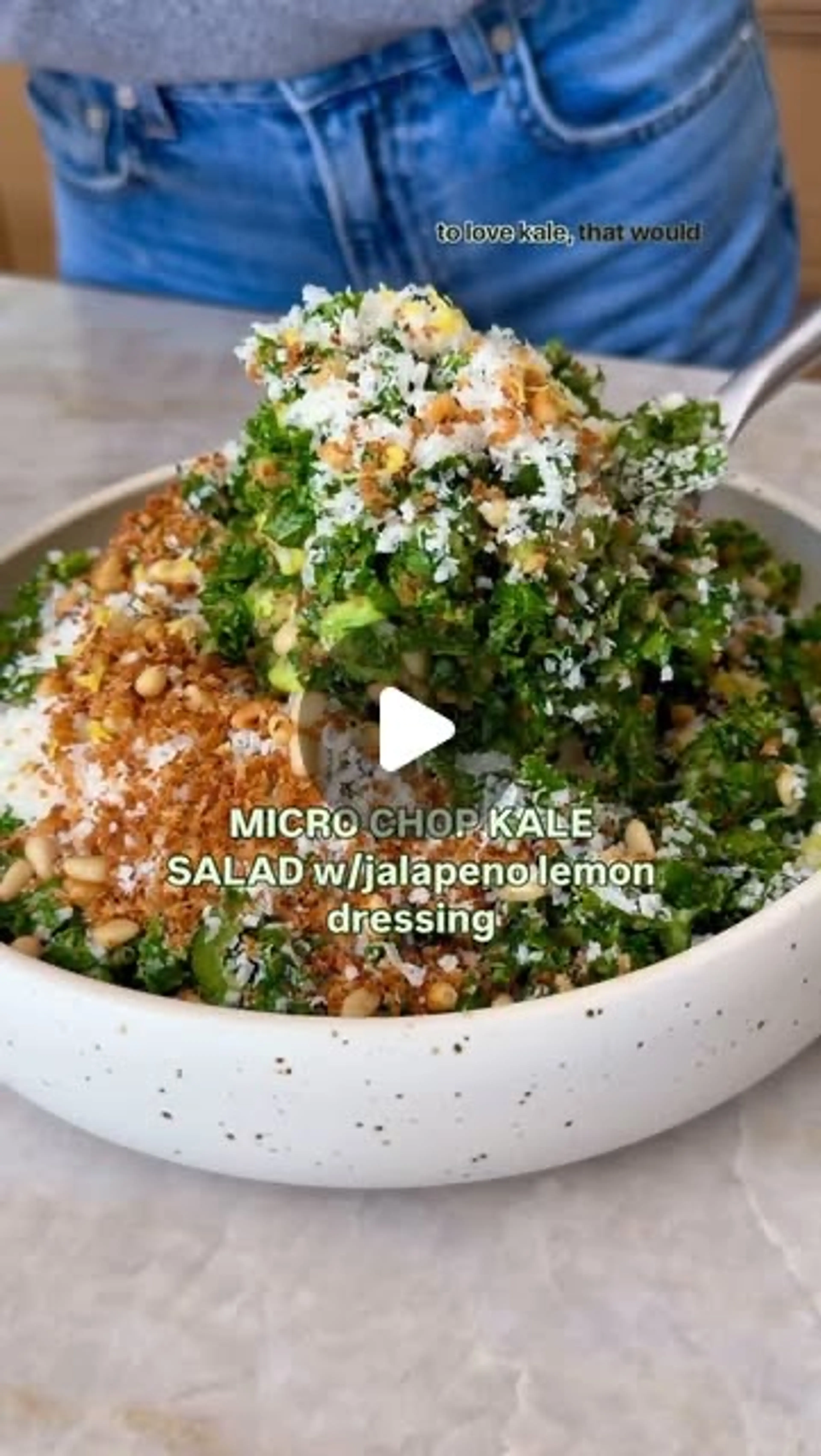 Microchop Kale Salad