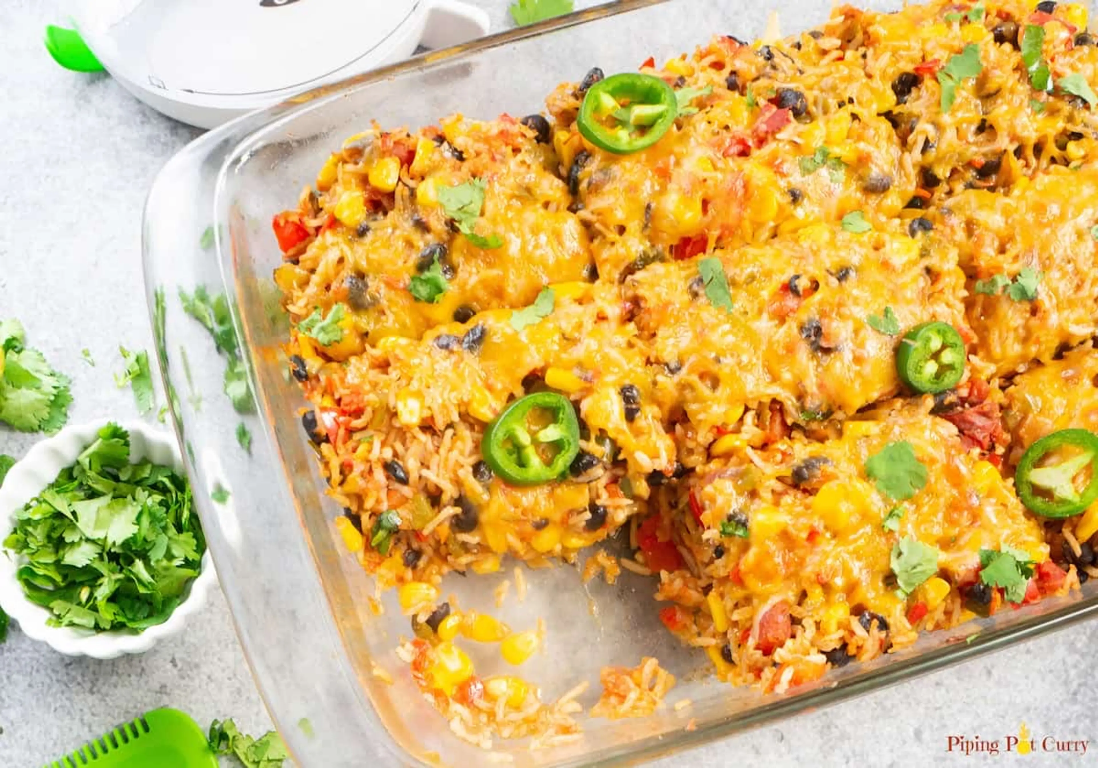 Mexican Casserole with Rice & Beans