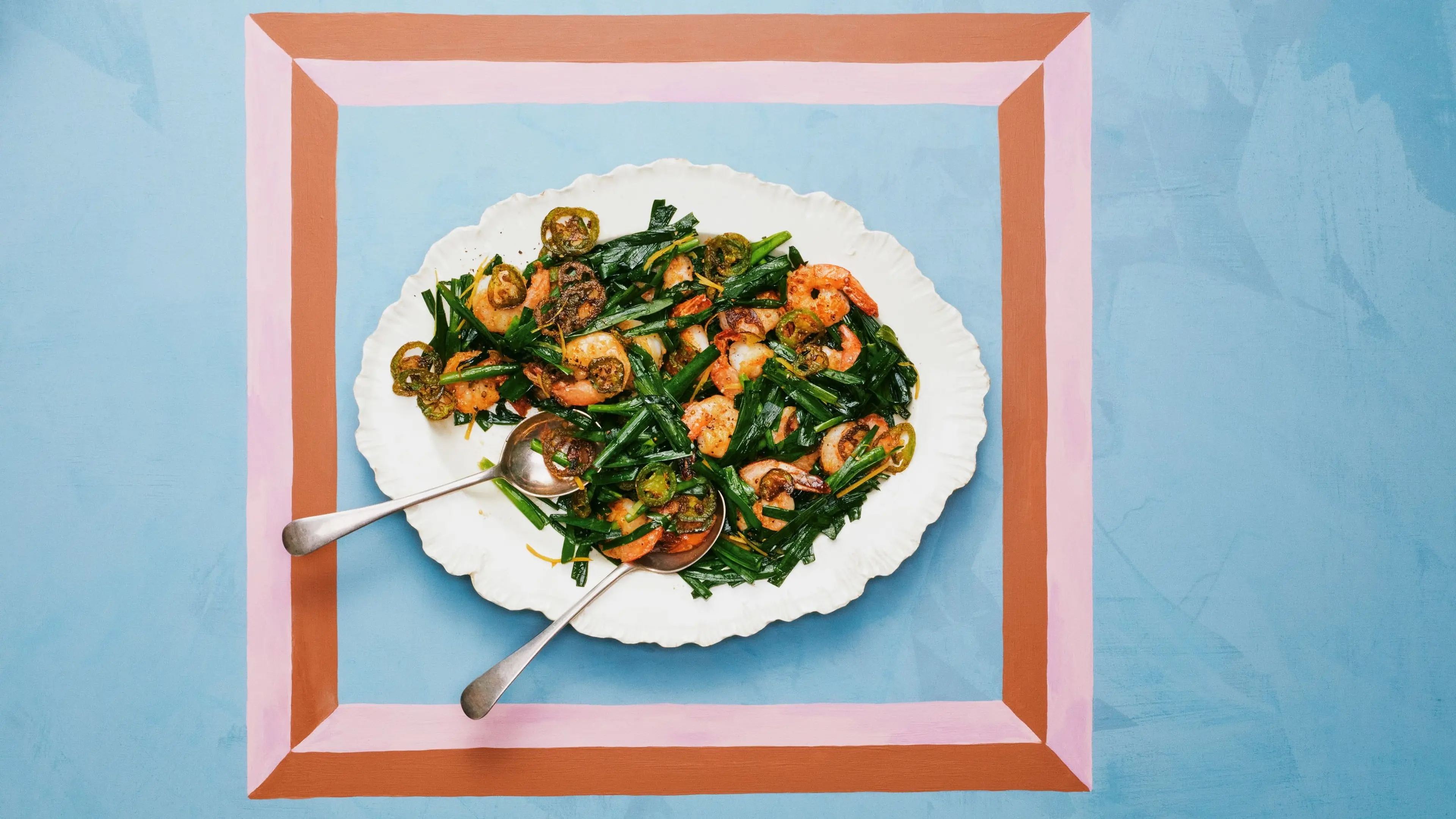 Shrimp Stir-Fry With Garlic Chives and Chiles