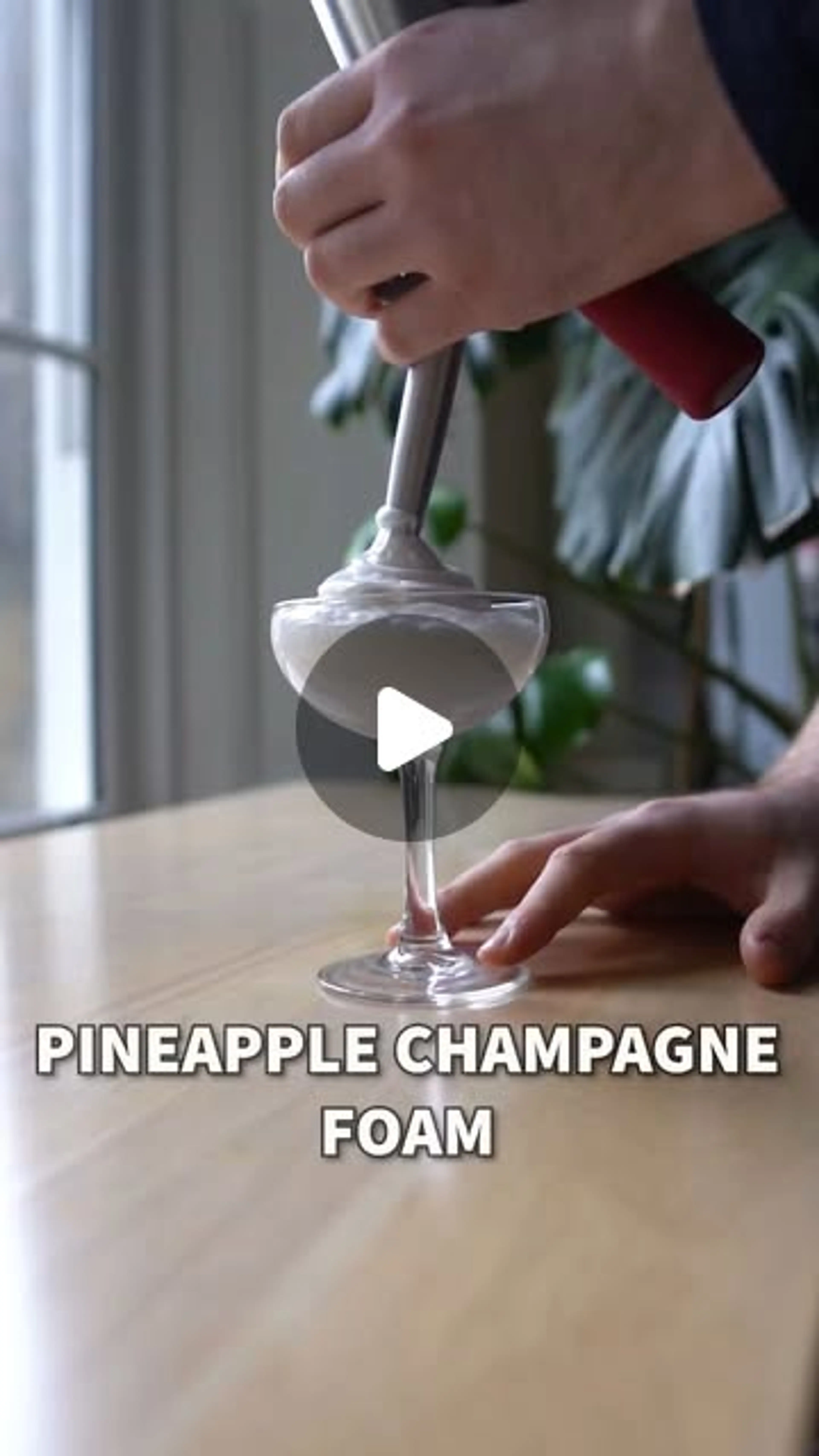 Champagne Pineapple Foam