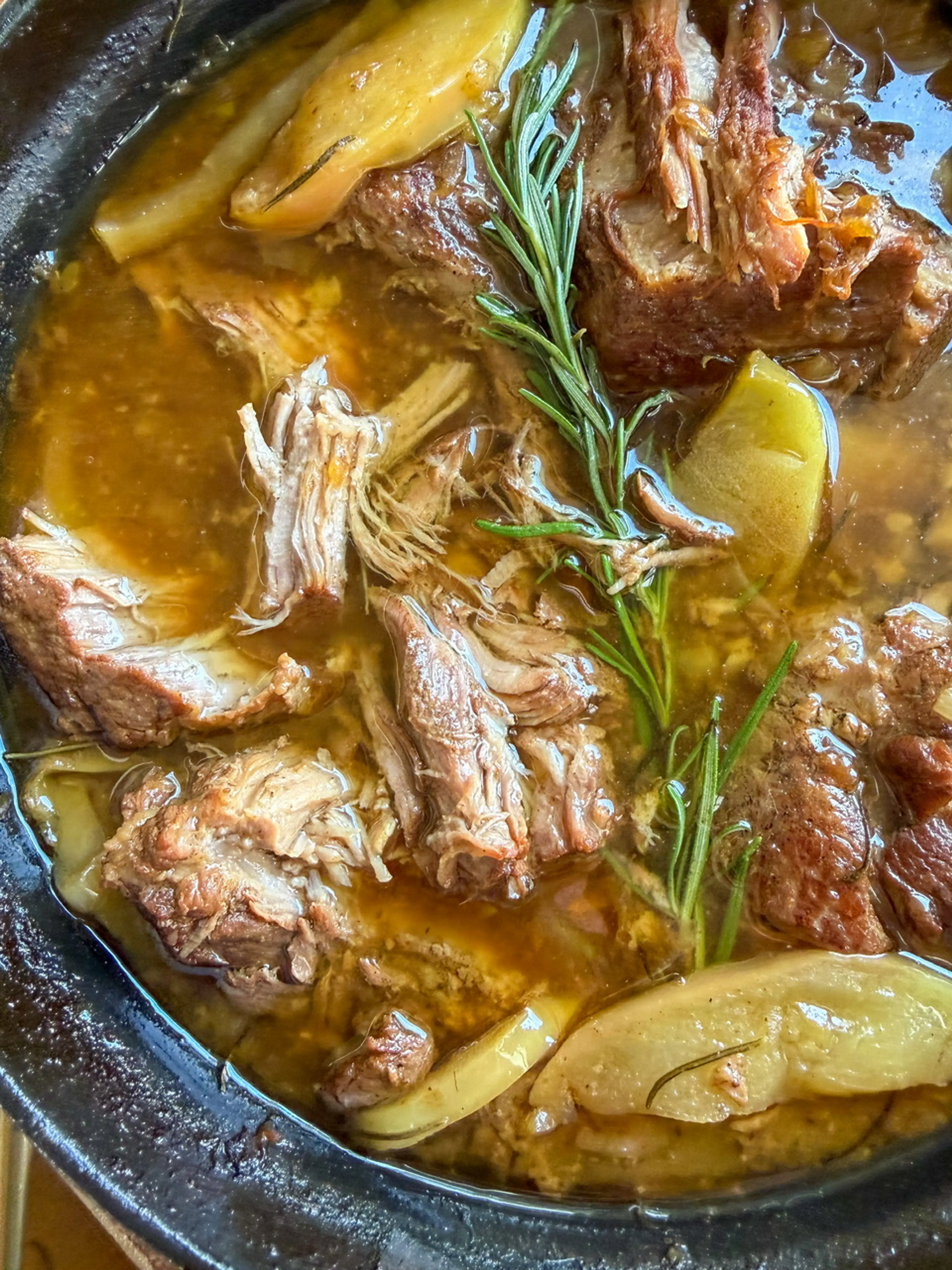 Apple Cider Braised Pork Shoulder