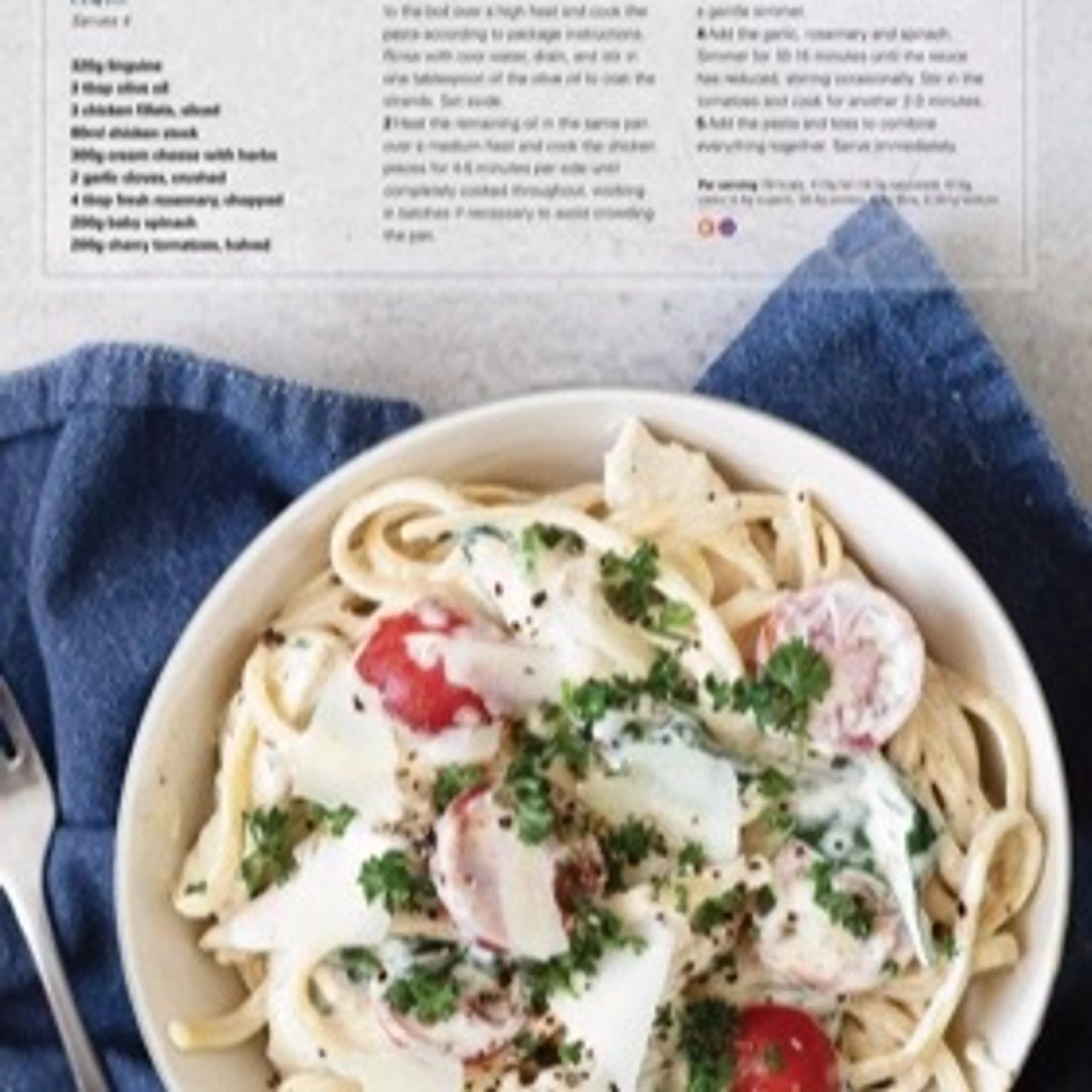ONE-POT CREAMY CHICKEN PASTA