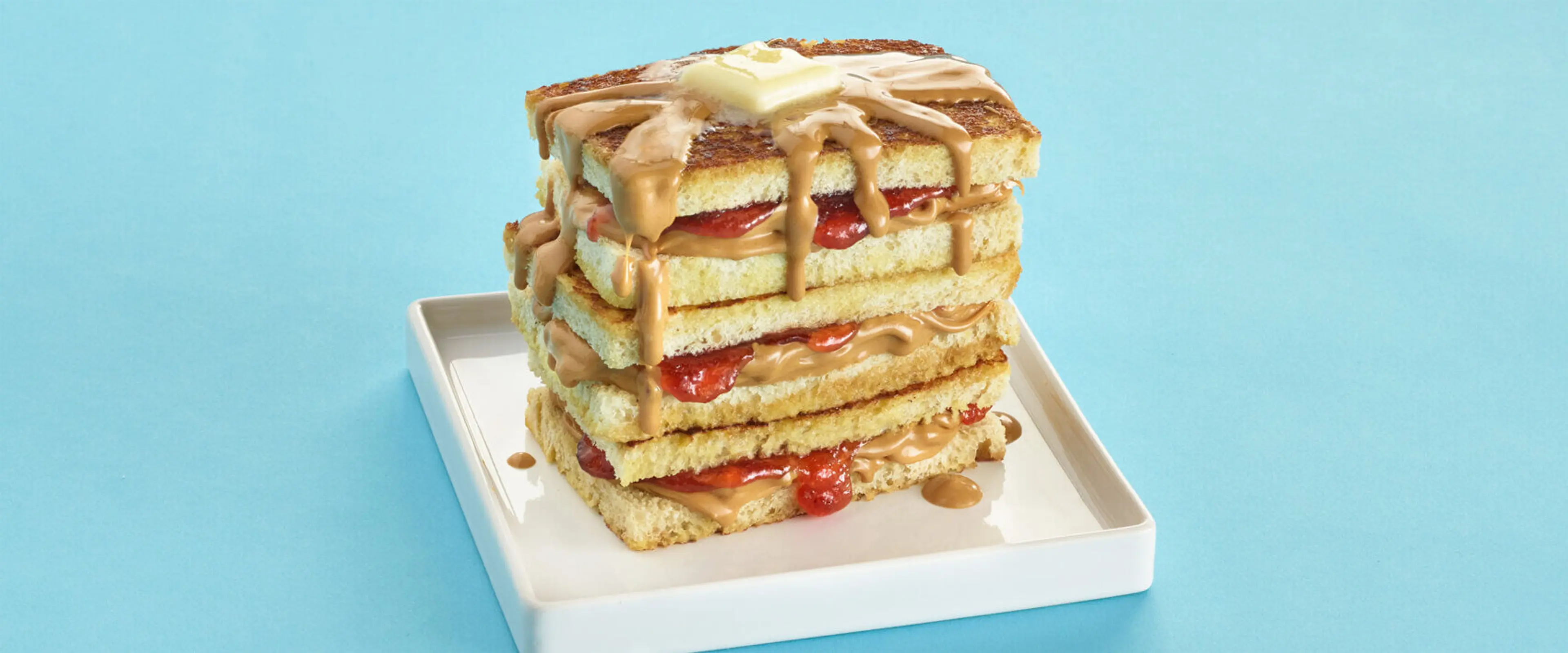 Quick PB&J French Toast