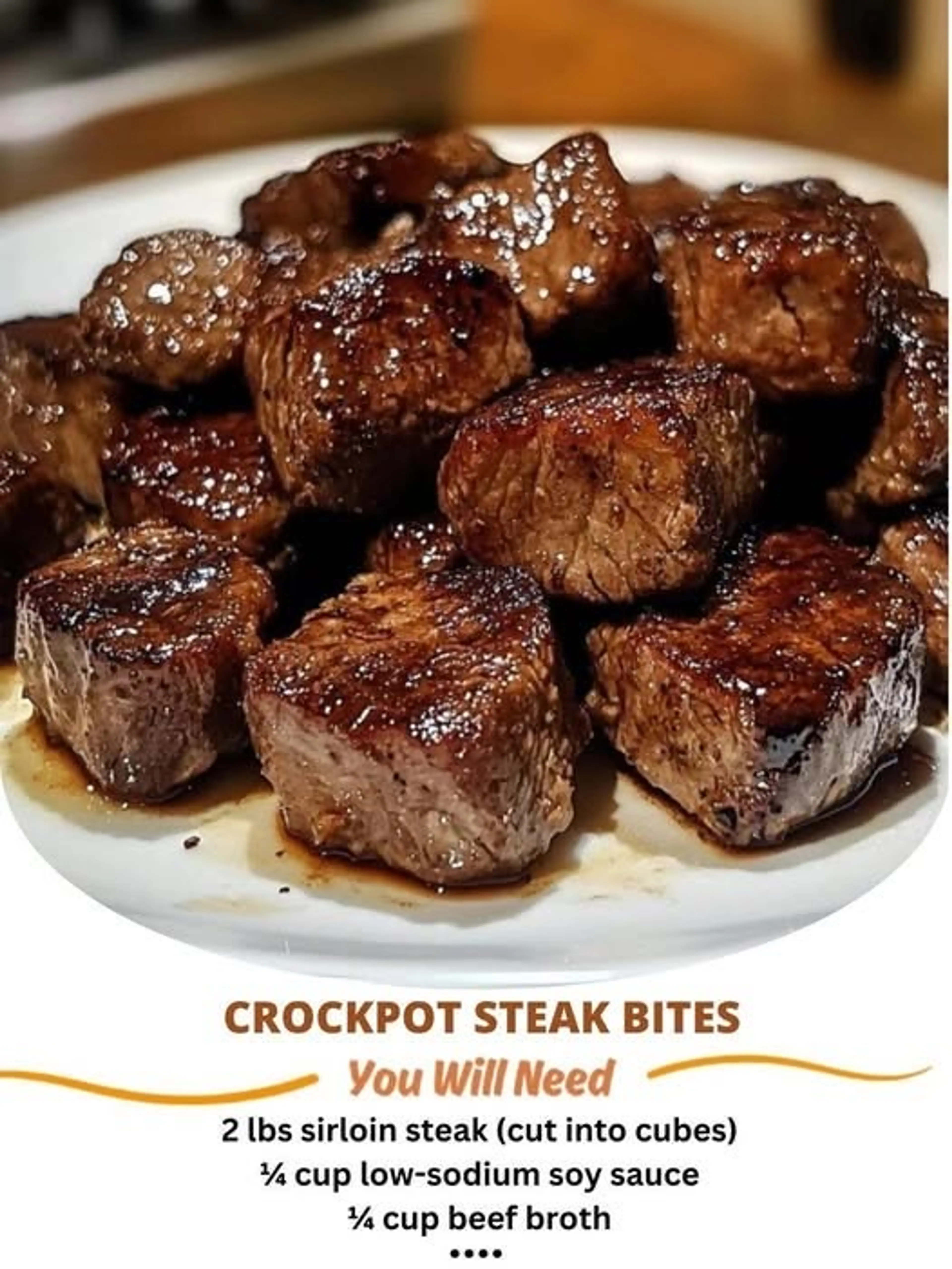 Crockpot Steak Bites – Tender, Flavorful, and Melt-in-your-m