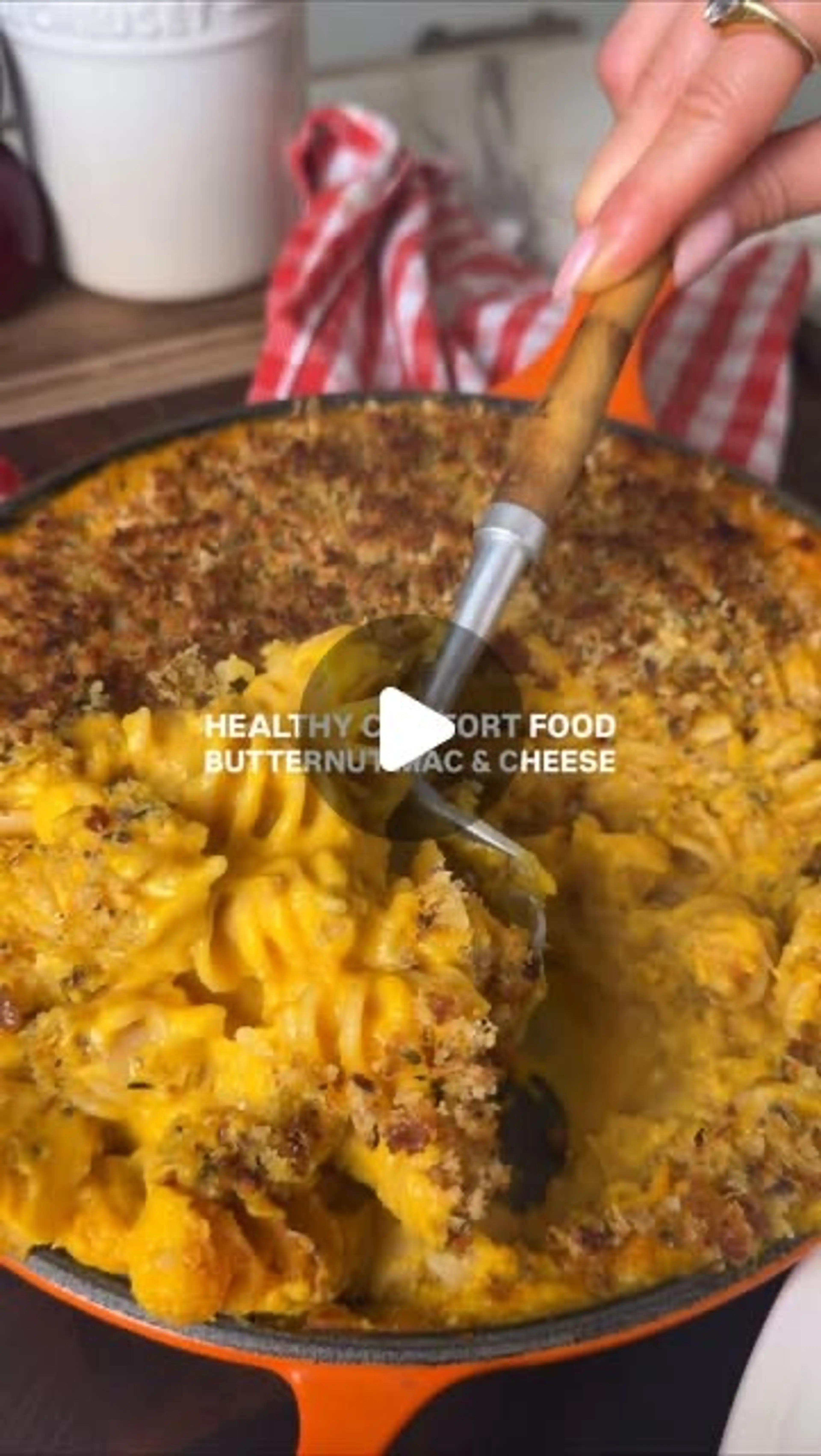Healthy Comfort Food Butternut Mac and Cheese