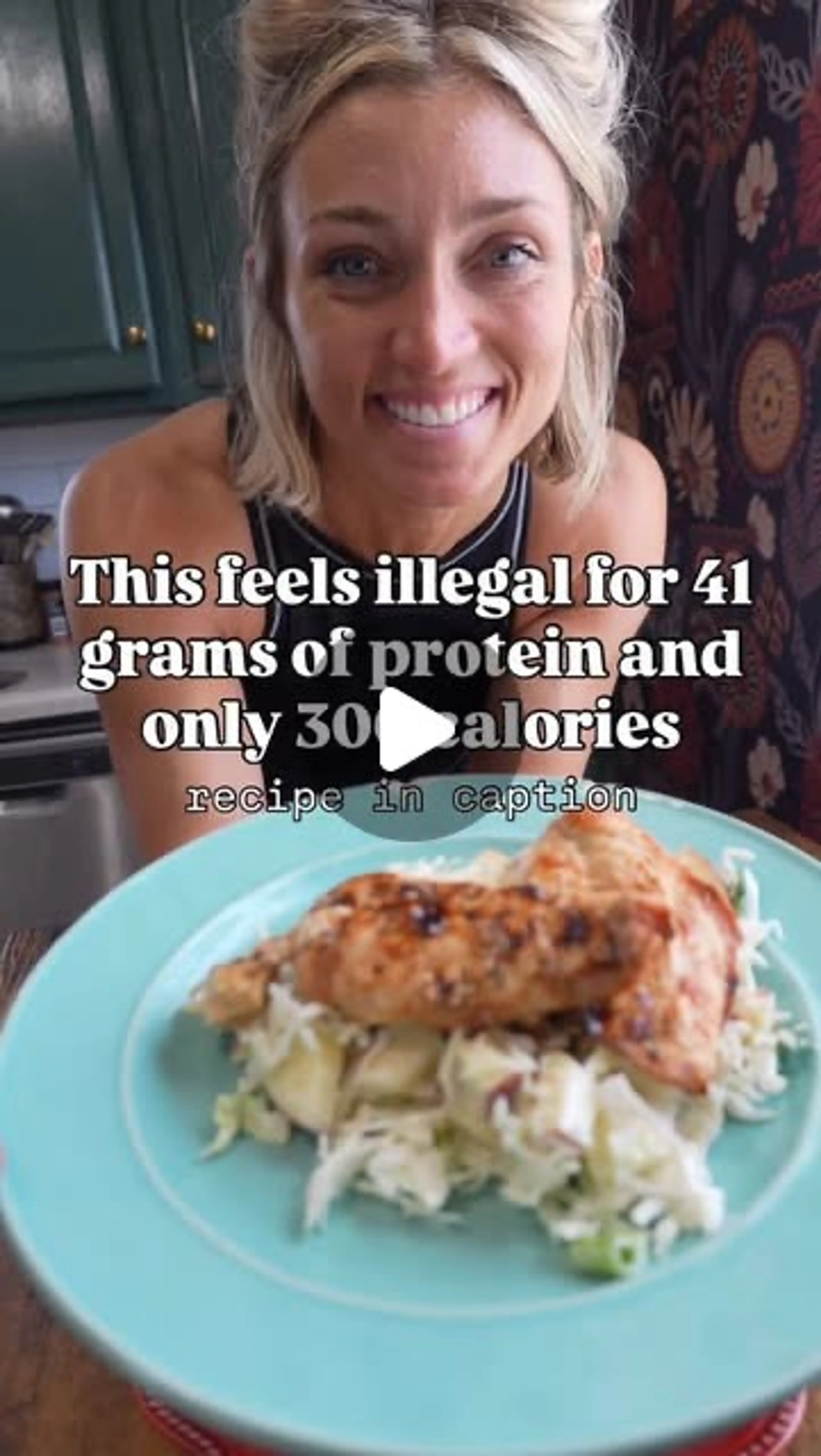 Chicken Apple Crunch Slaw Bowl