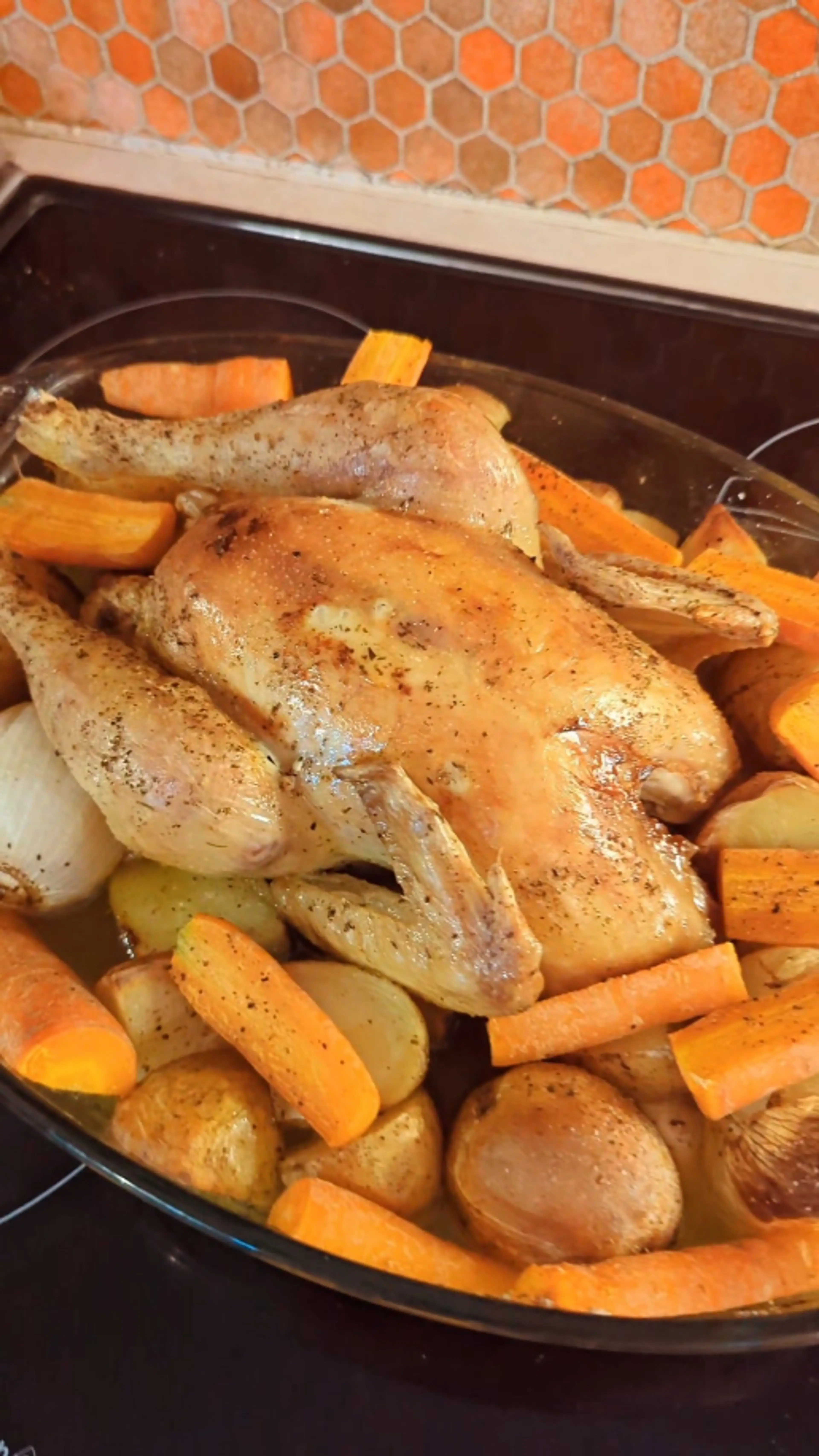 Poulet rôti & pomme de terre