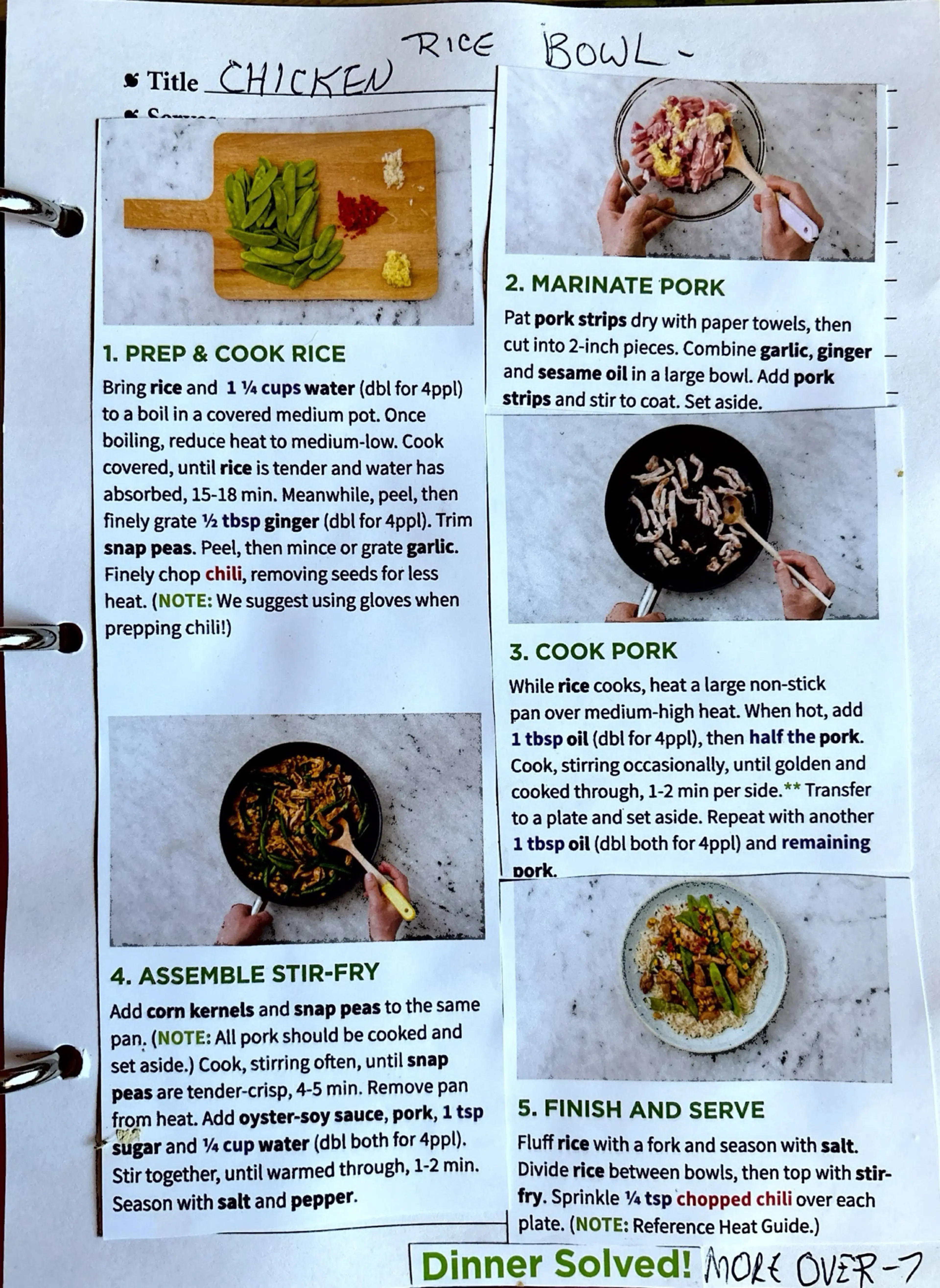 Chicken Rice Bowl