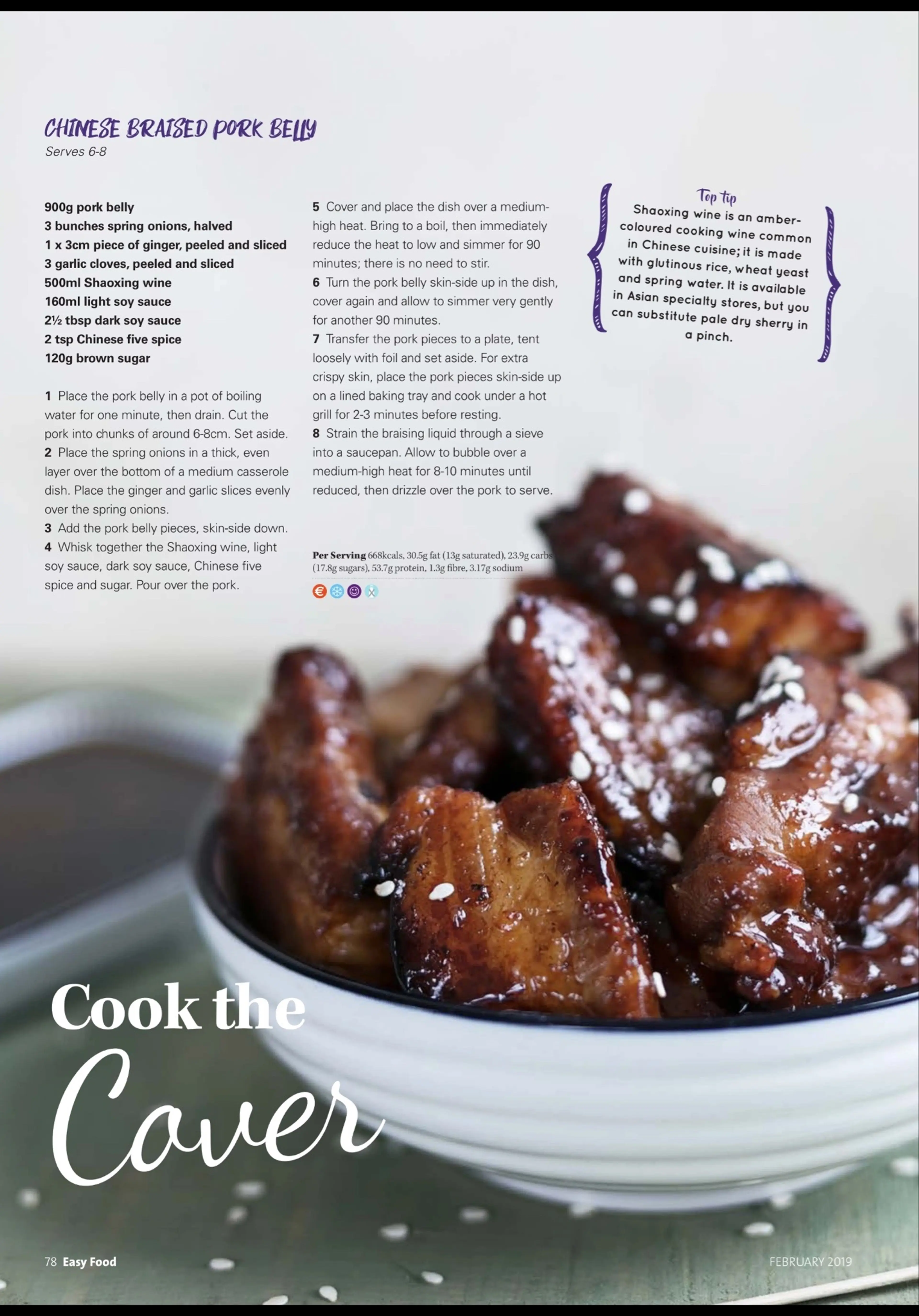 CHINESE BRAISED PORK BELLY