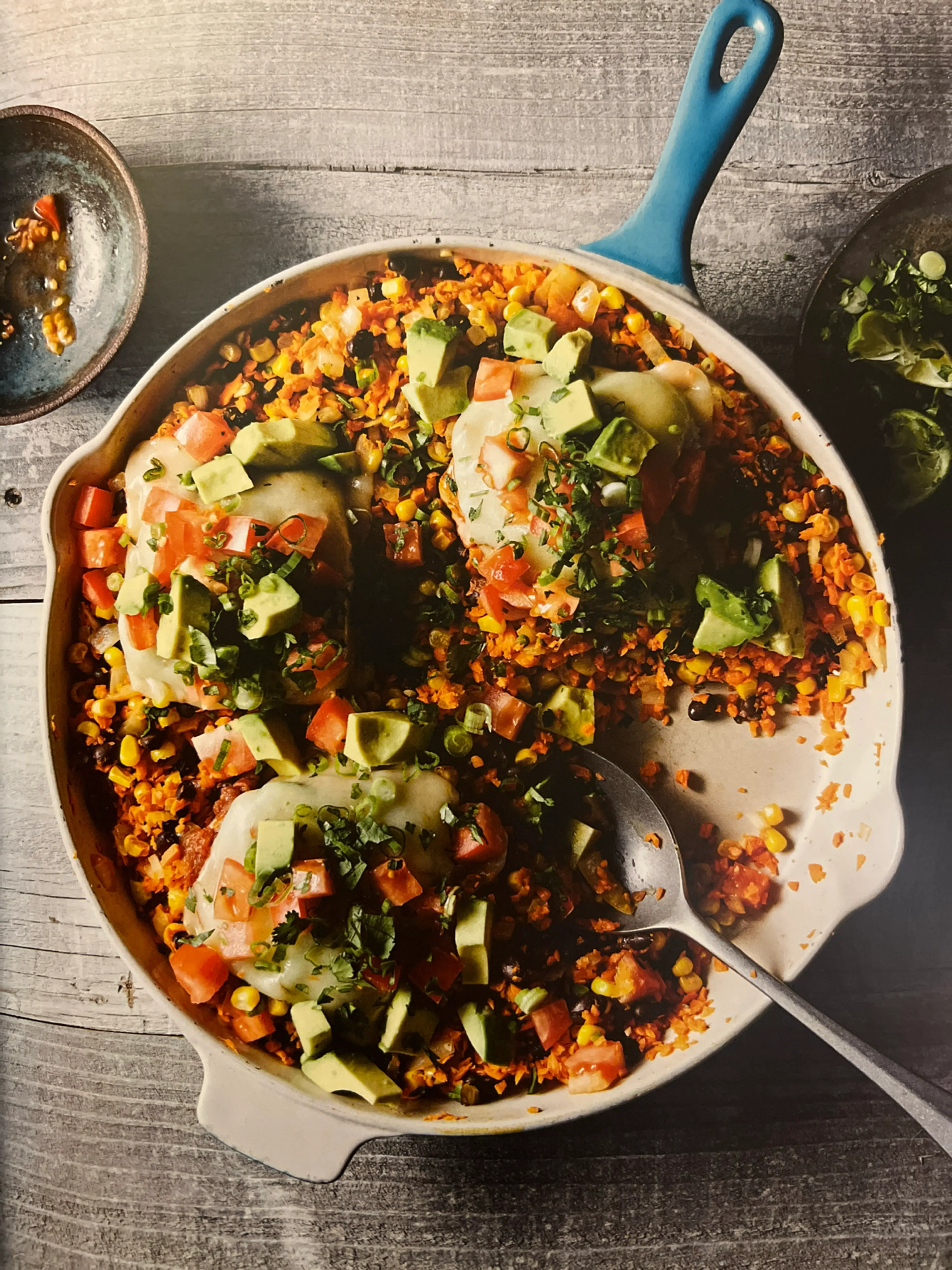 Fiesta Chicken and Carrot "Rice"