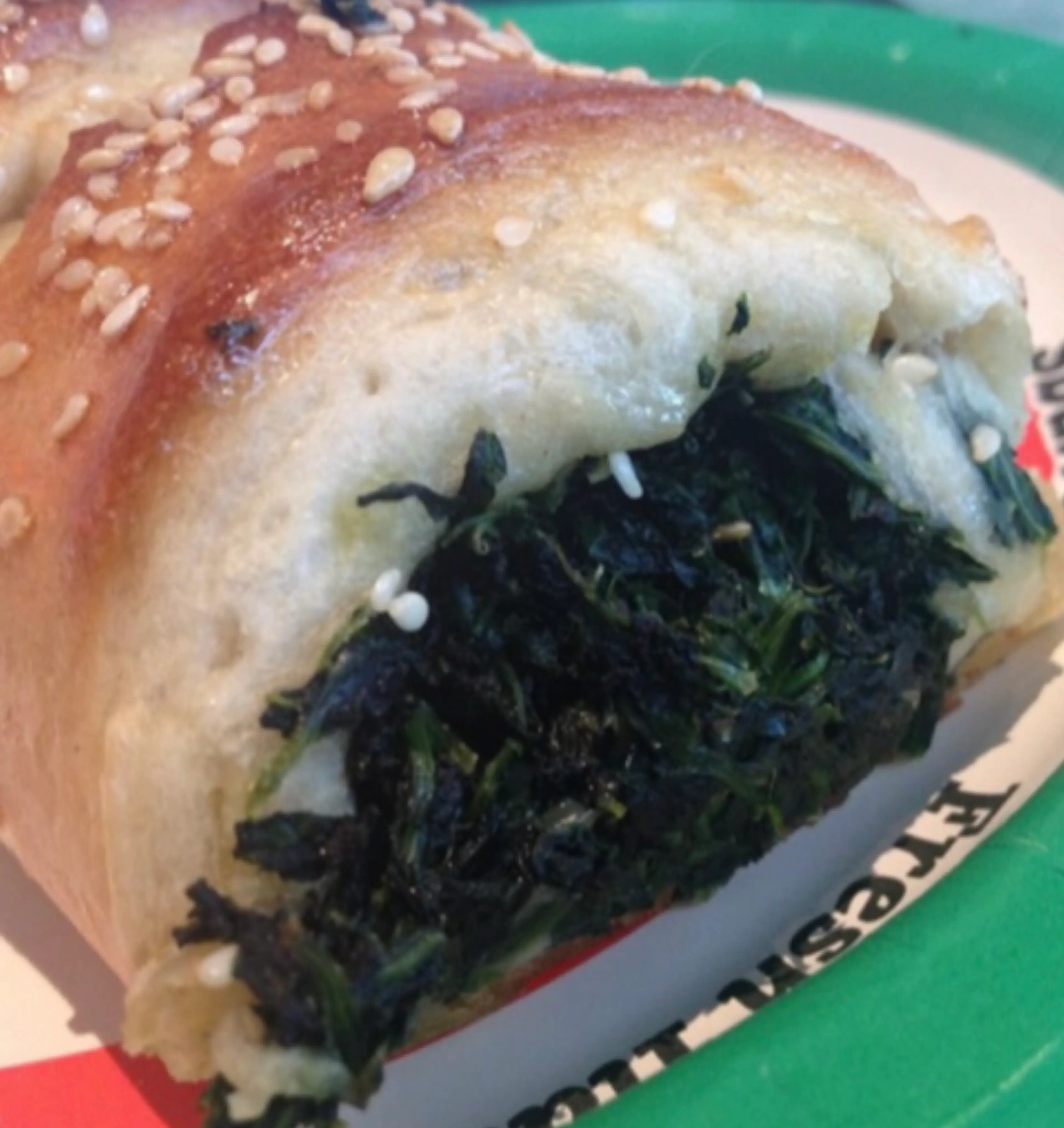 Spinach Stromboli