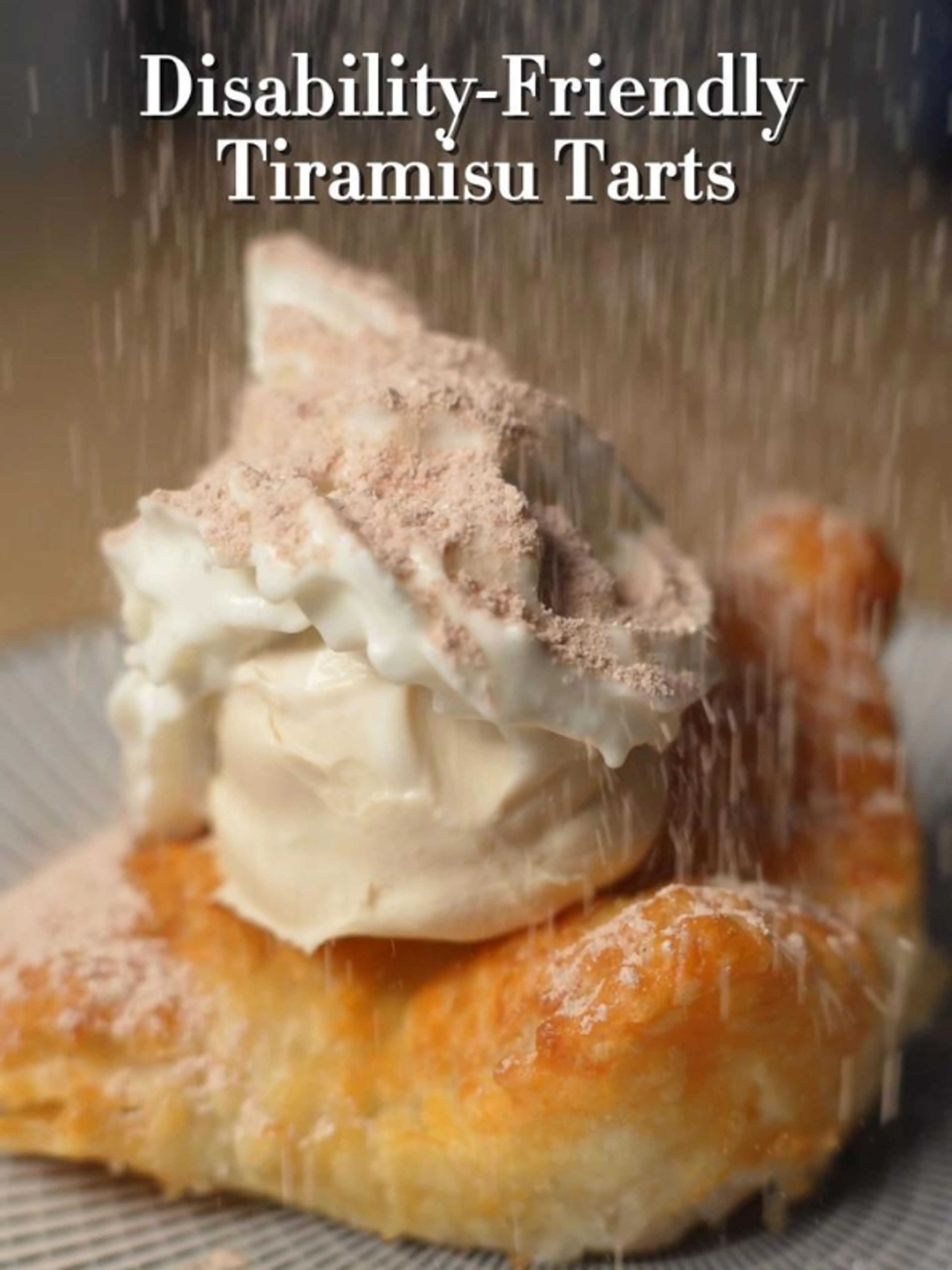 Disability-friendly Tiramisu Tarts