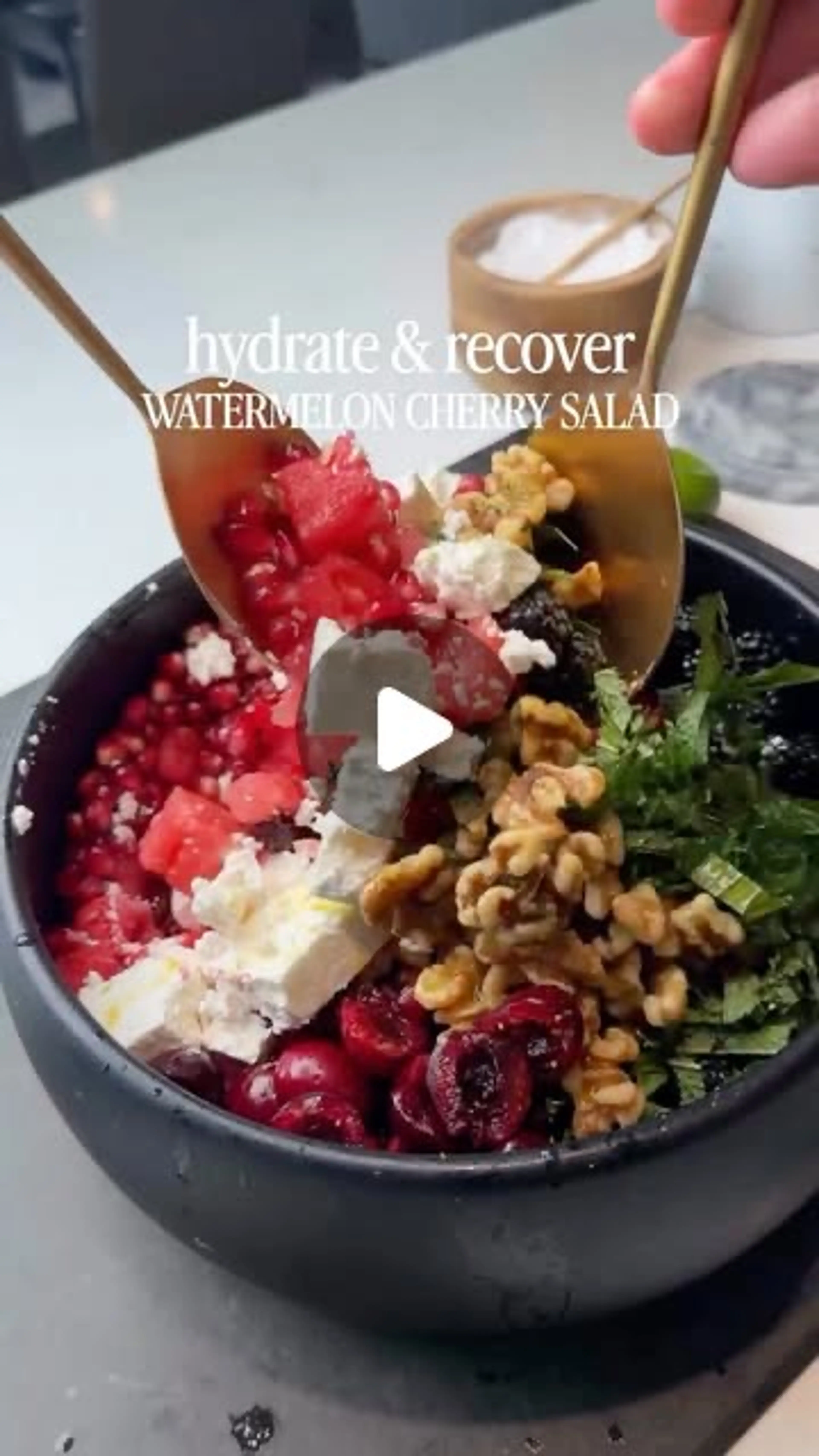 Watermelon + Cherry Salad