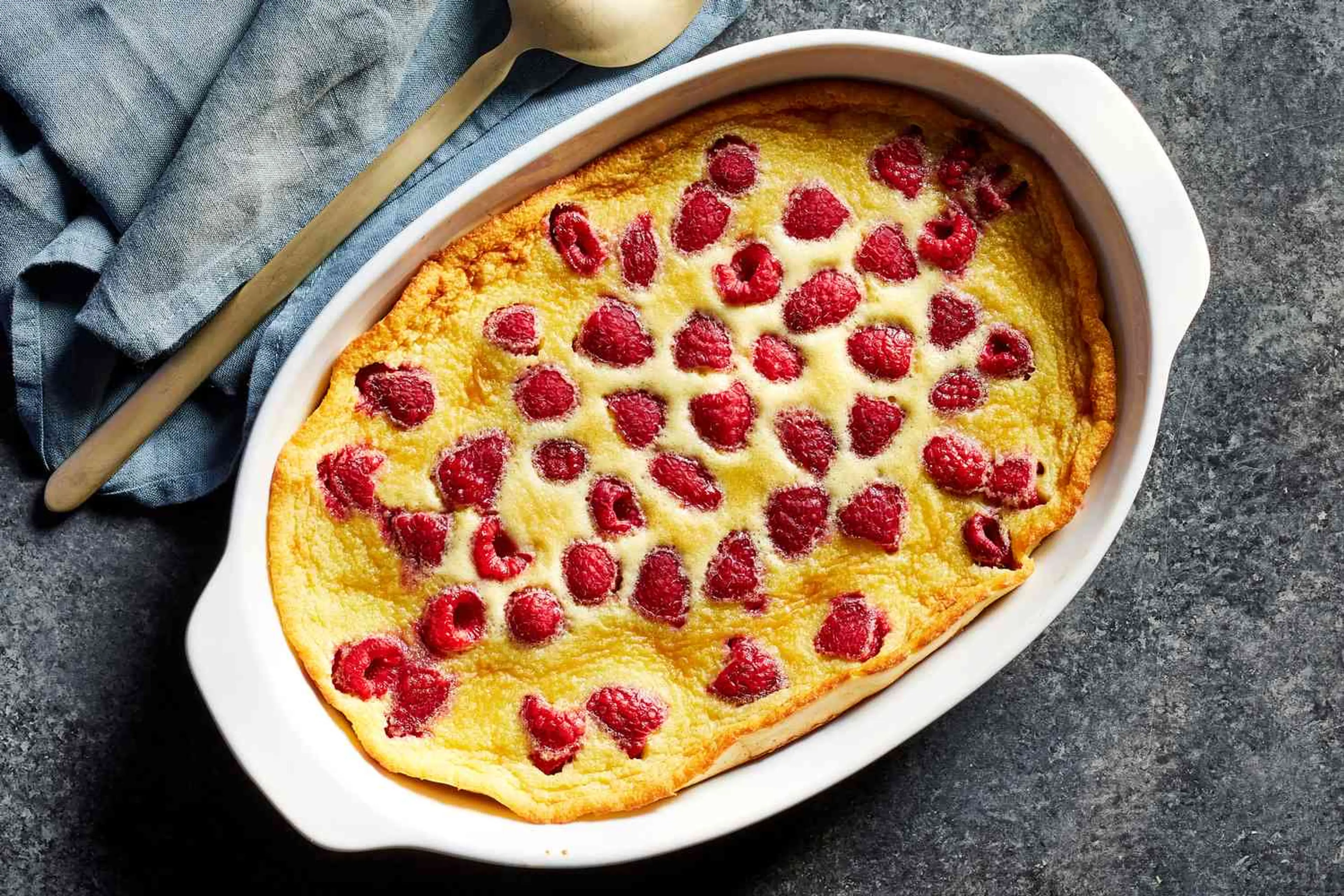 Raspberry Clafoutis