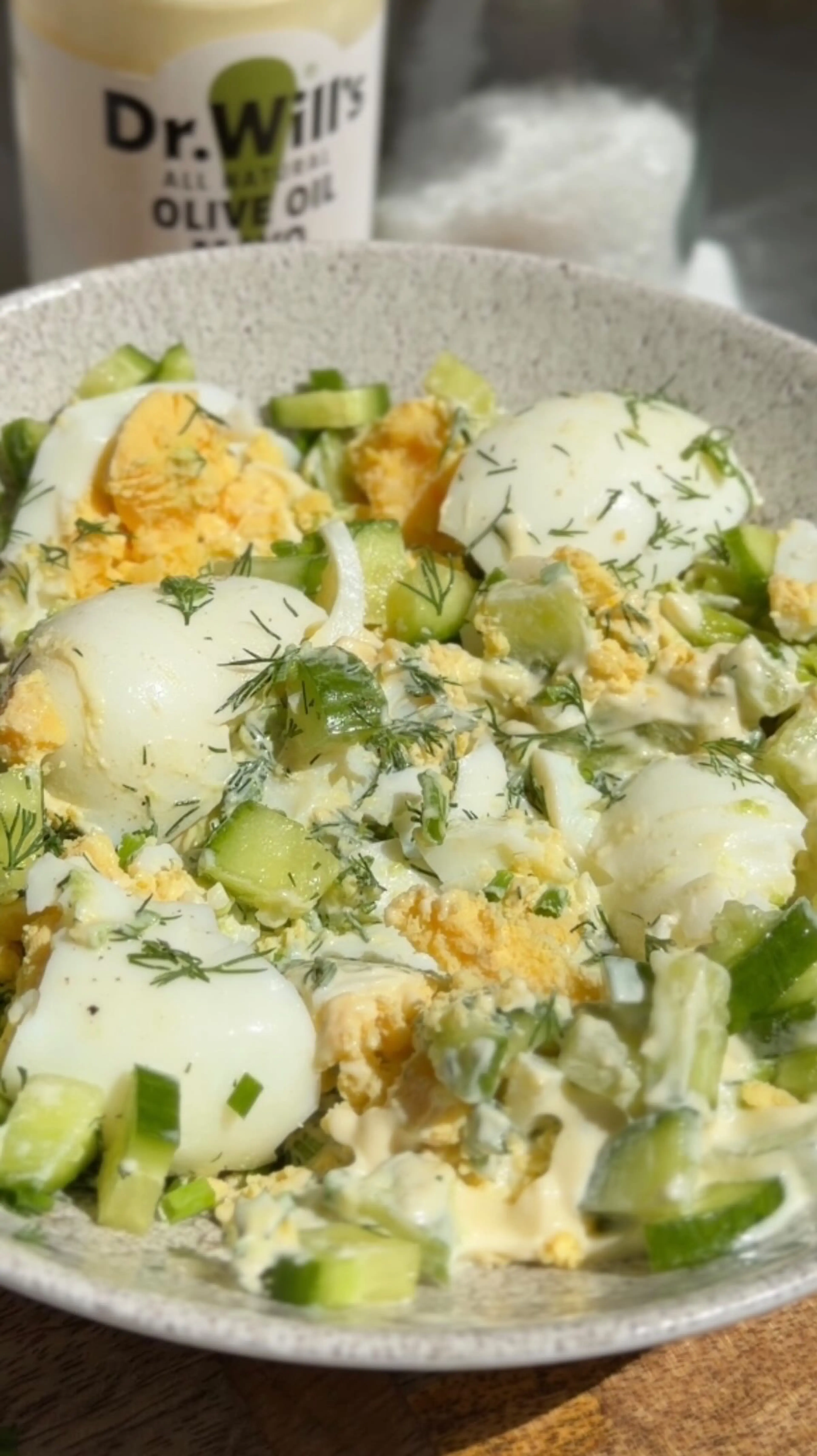 Cucumber, Avocado & Dill Egg Salad