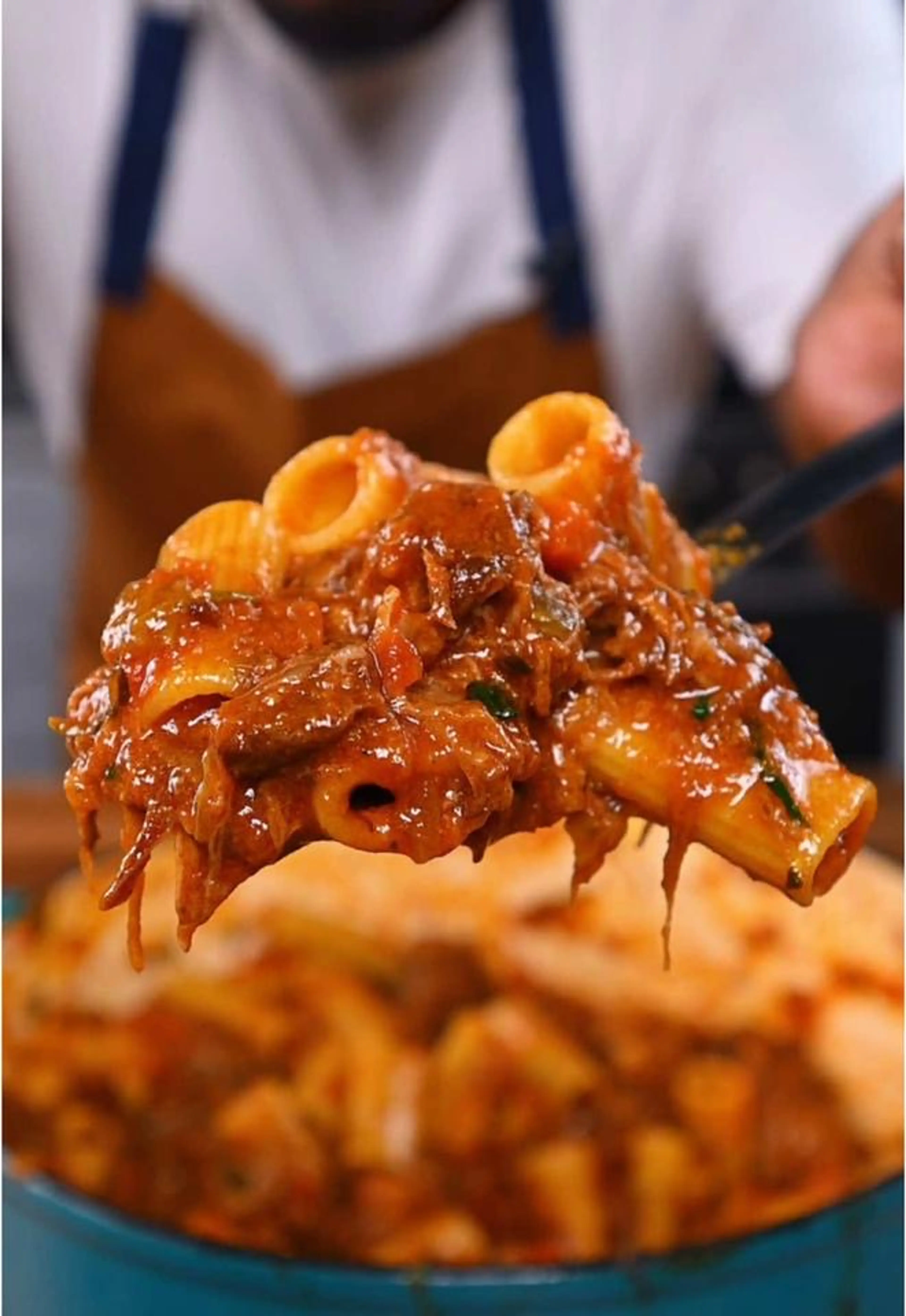 One-pot Braised Beef Rigatoni