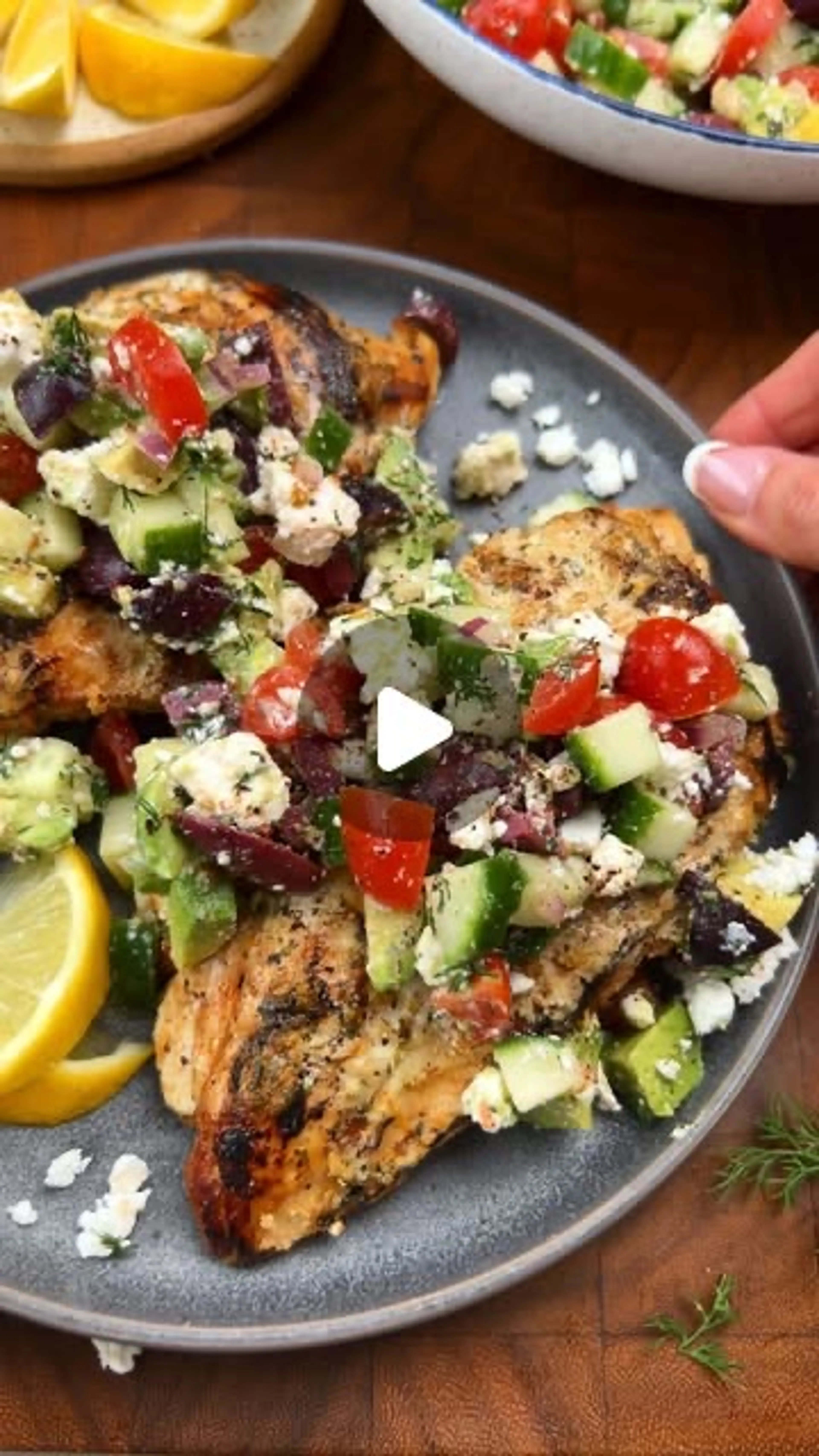 Lemon Oregano Chicken Dinner