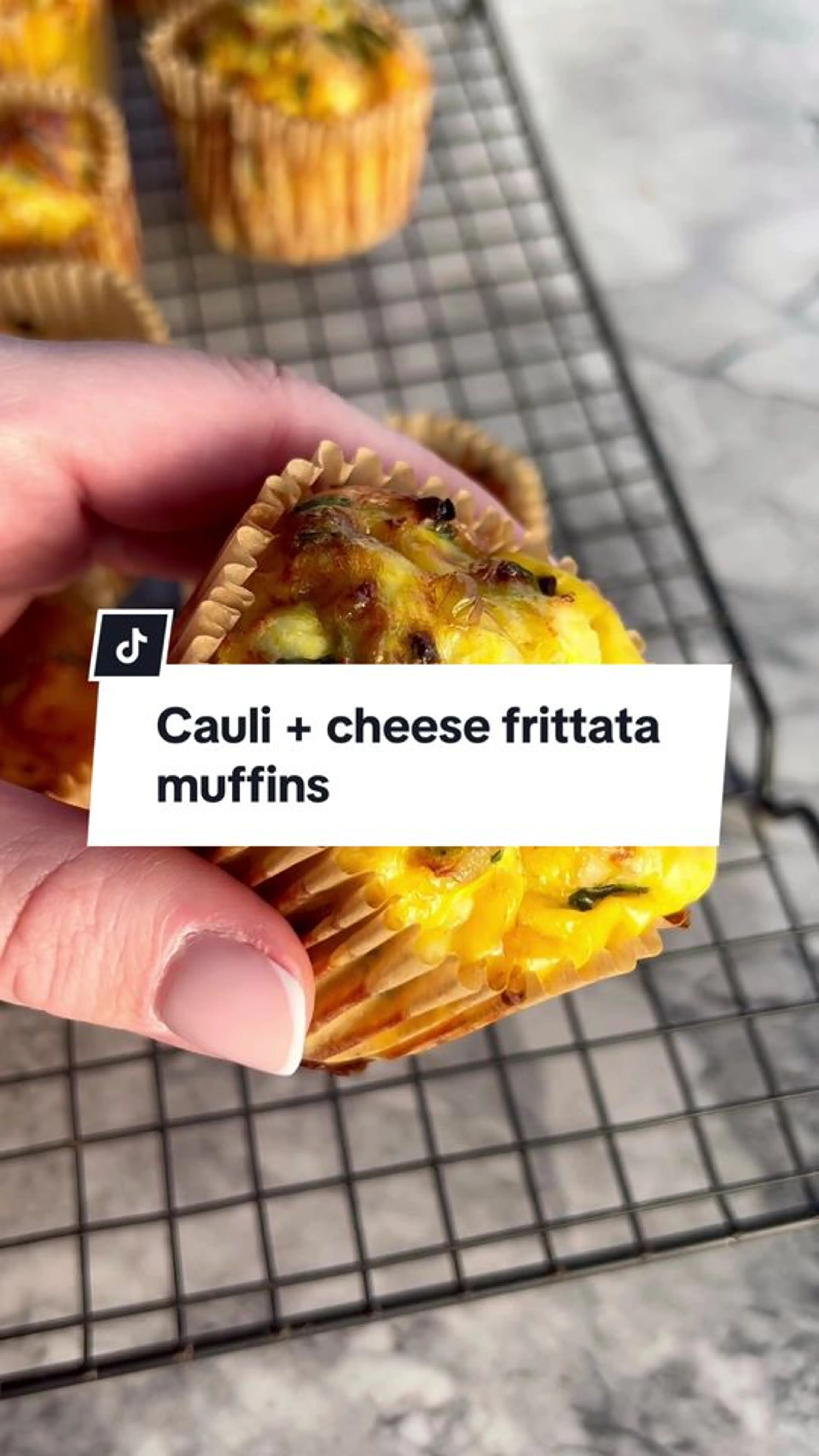 Cauli + Cheese Mini Frittata Muffins