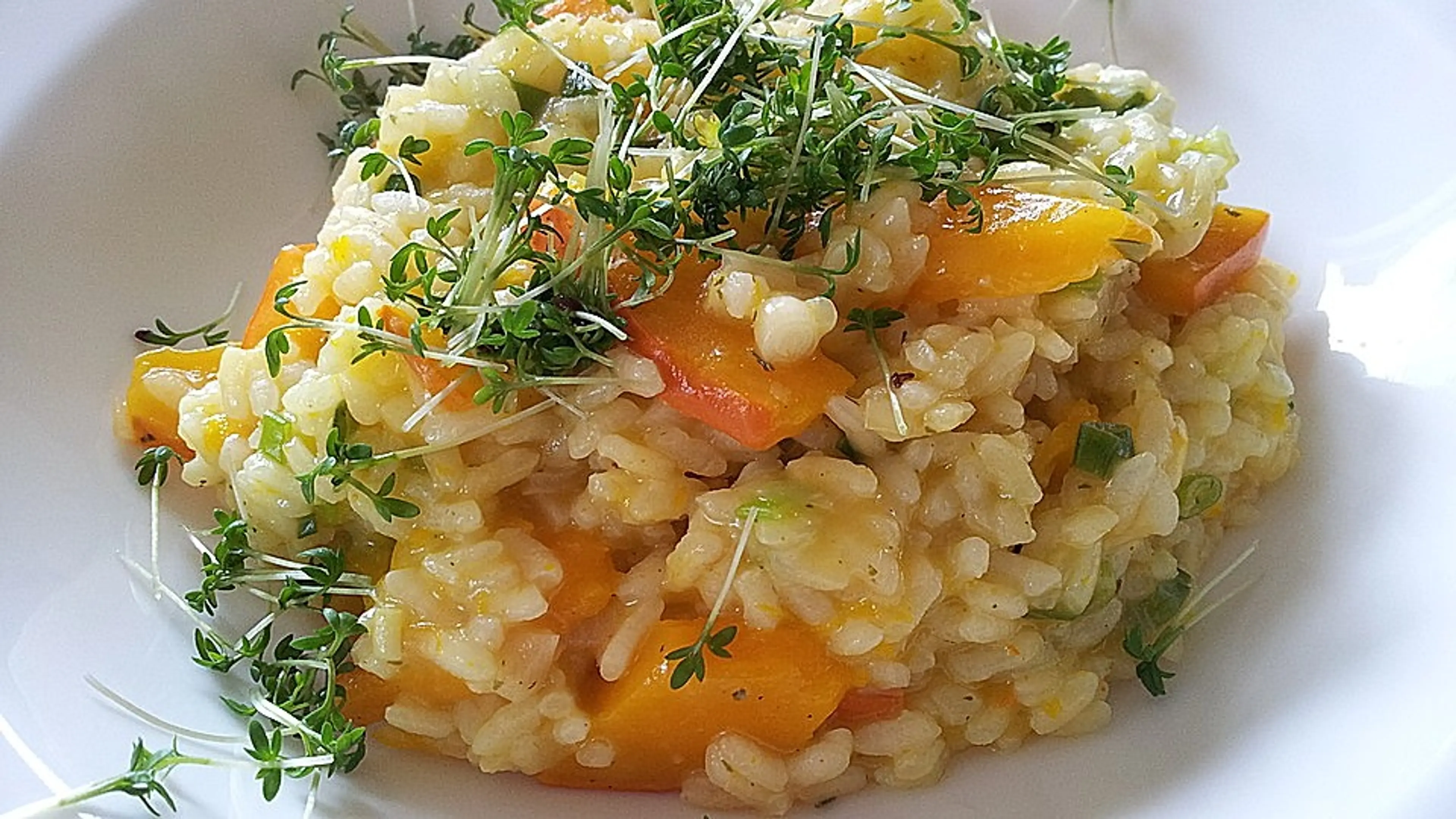 Kürbis-Risotto