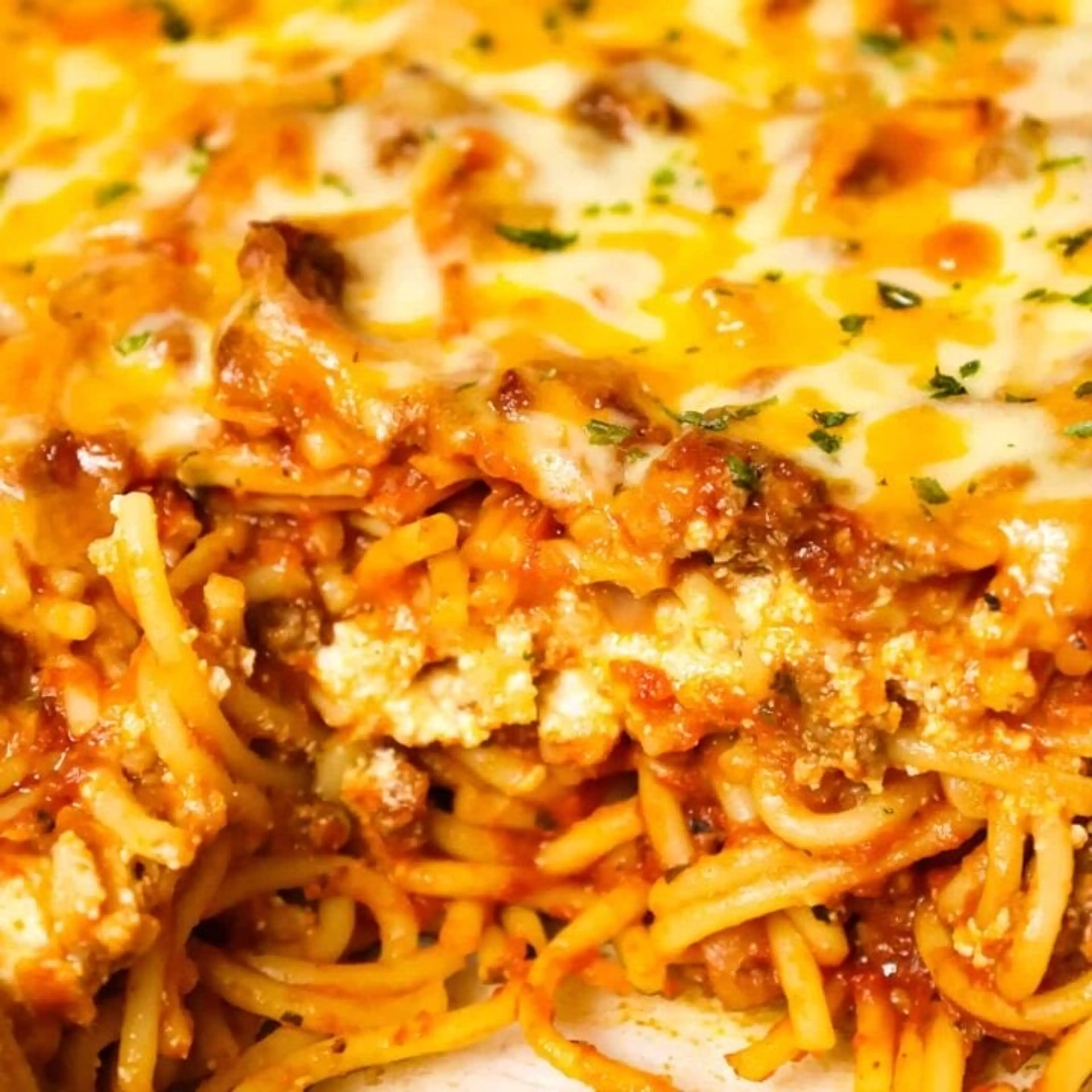 Southern Baked Spaghetti