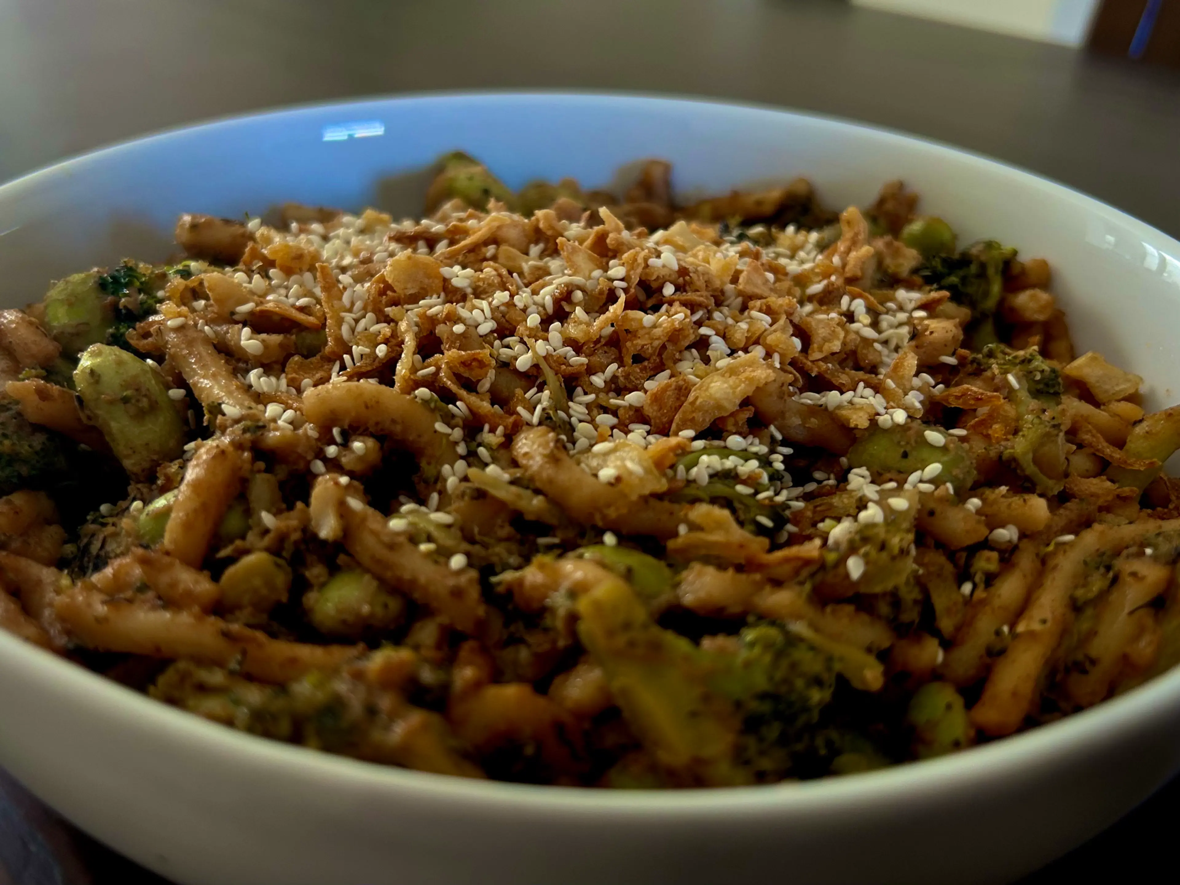 Peanut Butter Udon Noodles