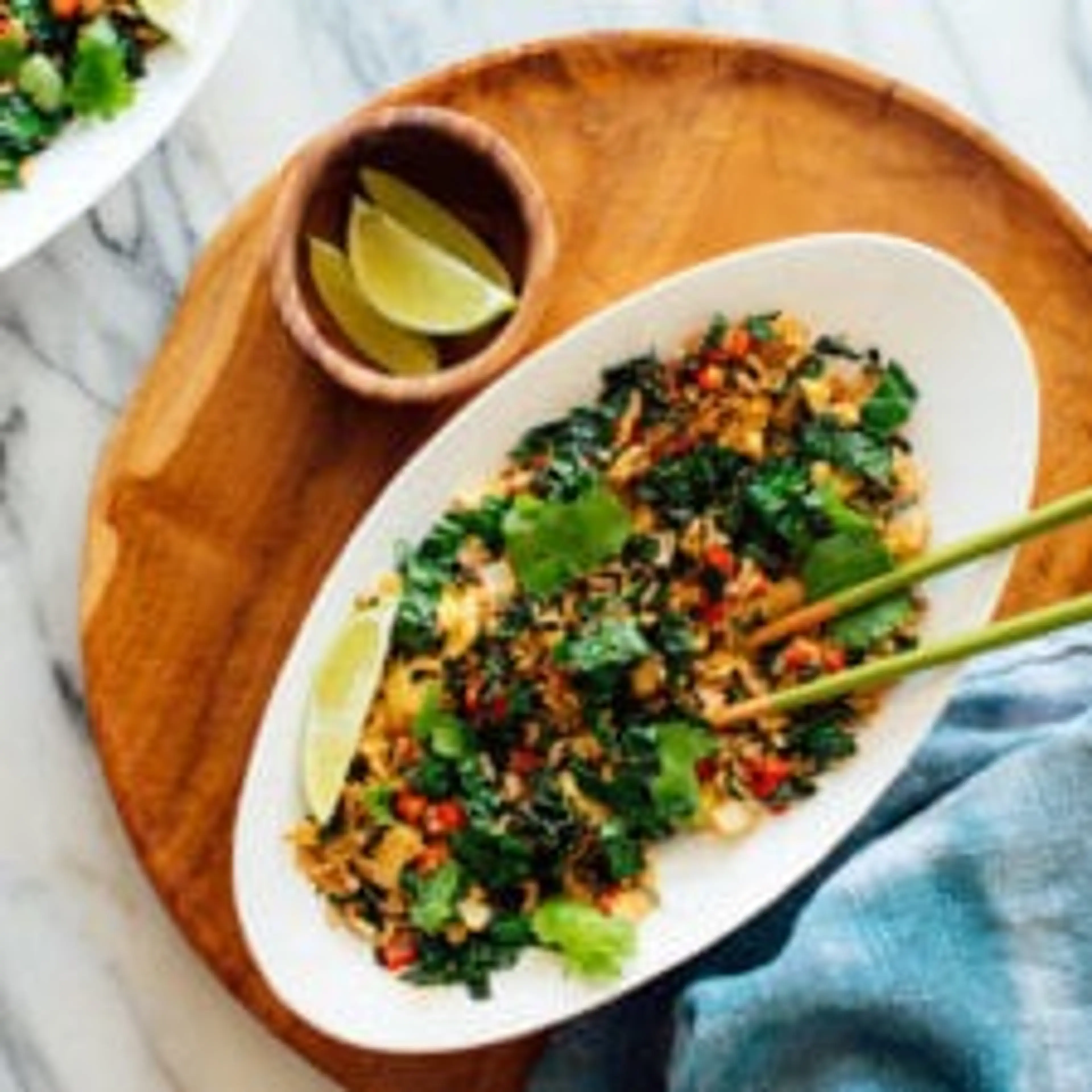 Spicy Kale and Coconut Fried Rice