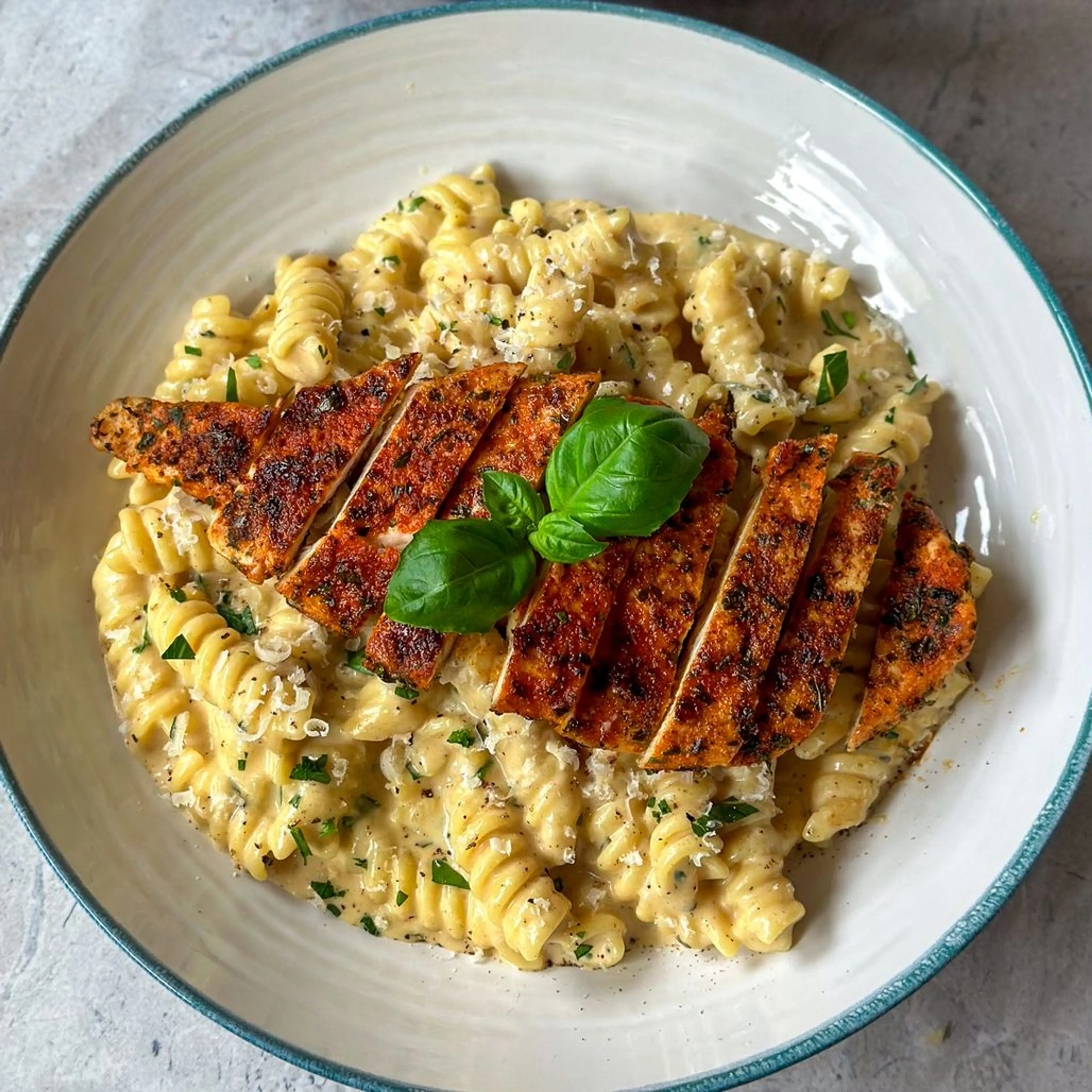 Creamy Chicken Garlic Parmesan Pasta Recipe
