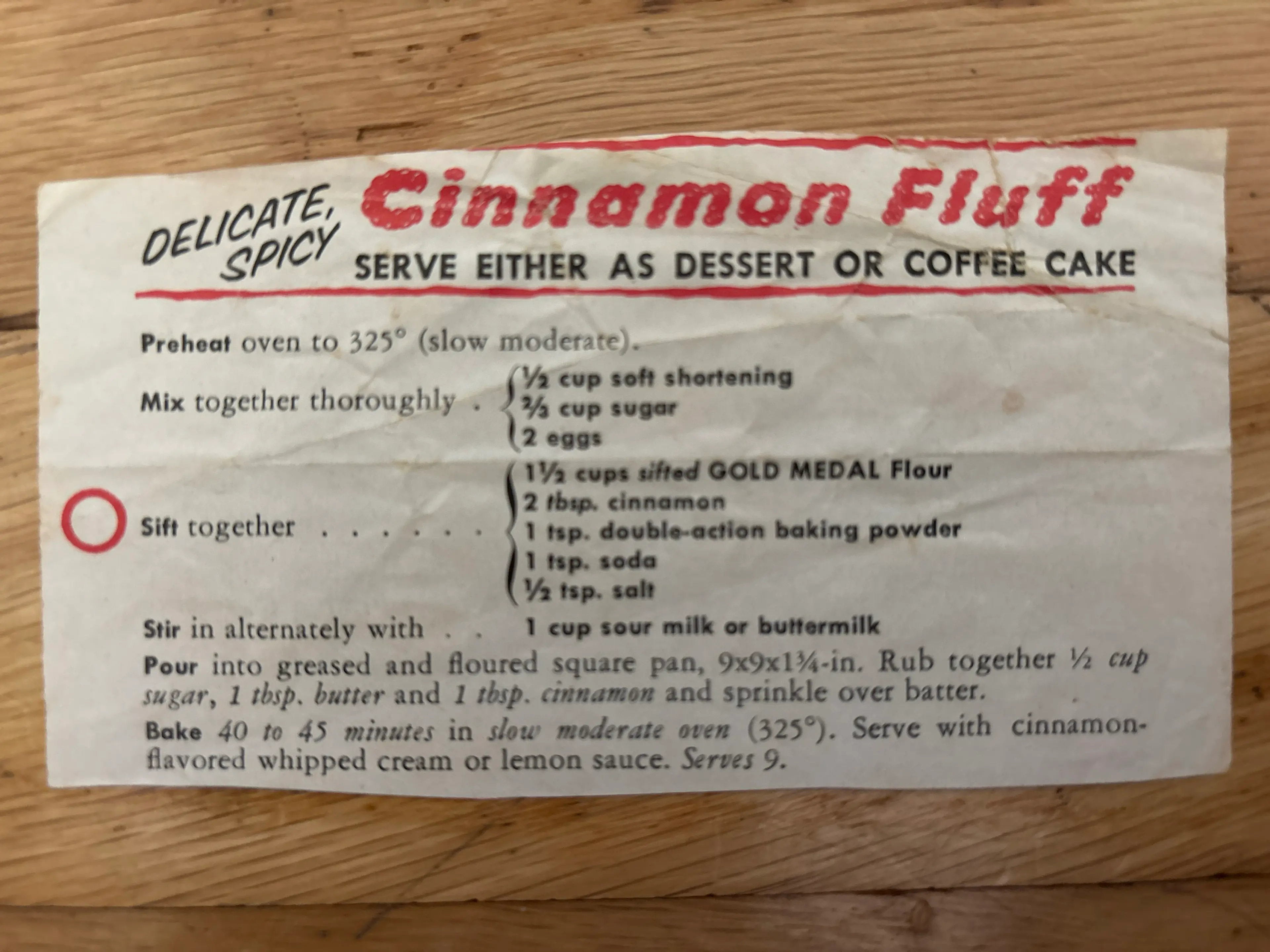 Cinnamon Fluff