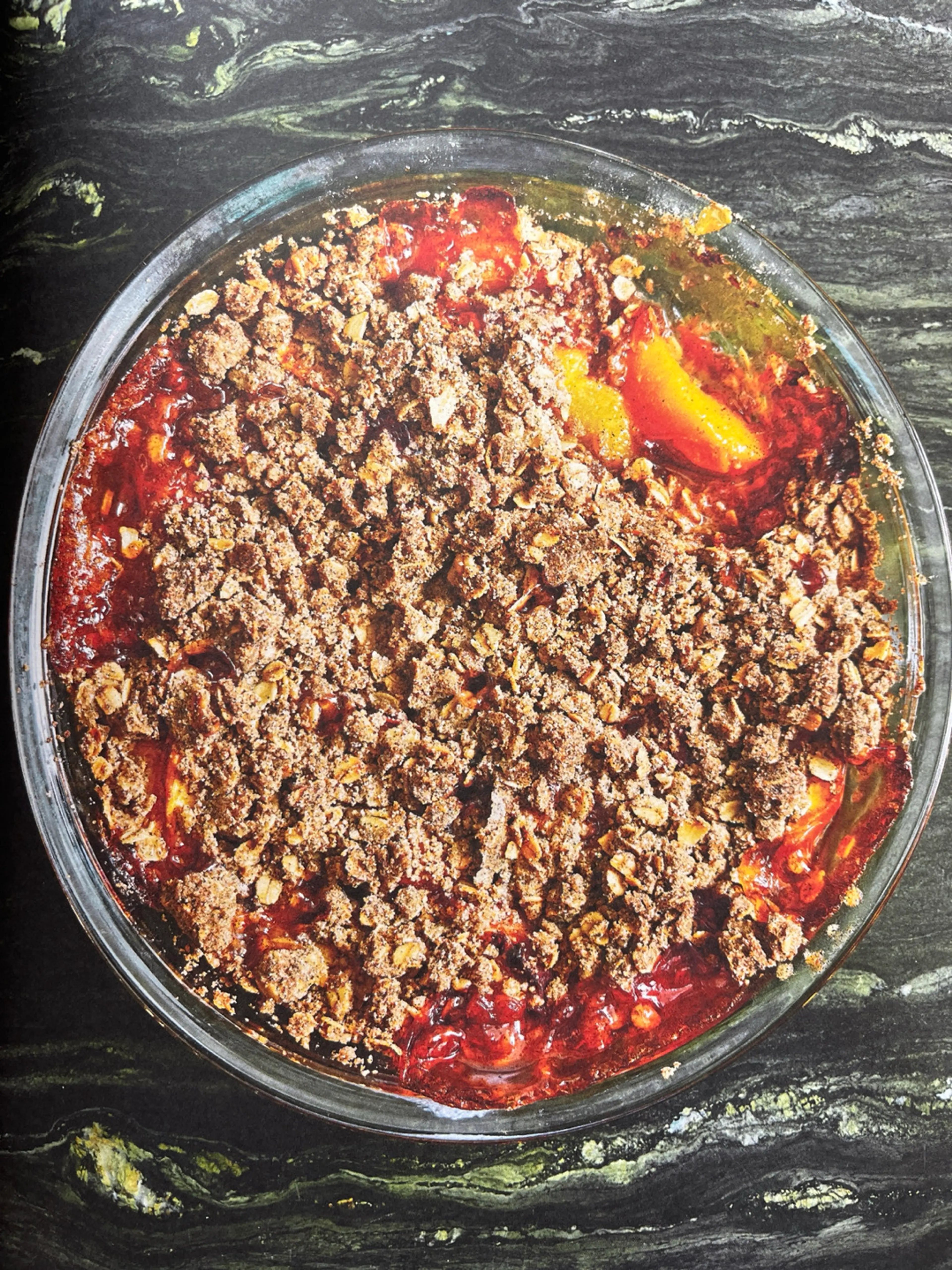 Seasonal Fruit Crisp with Oat-Buckwheat Streusel Topping