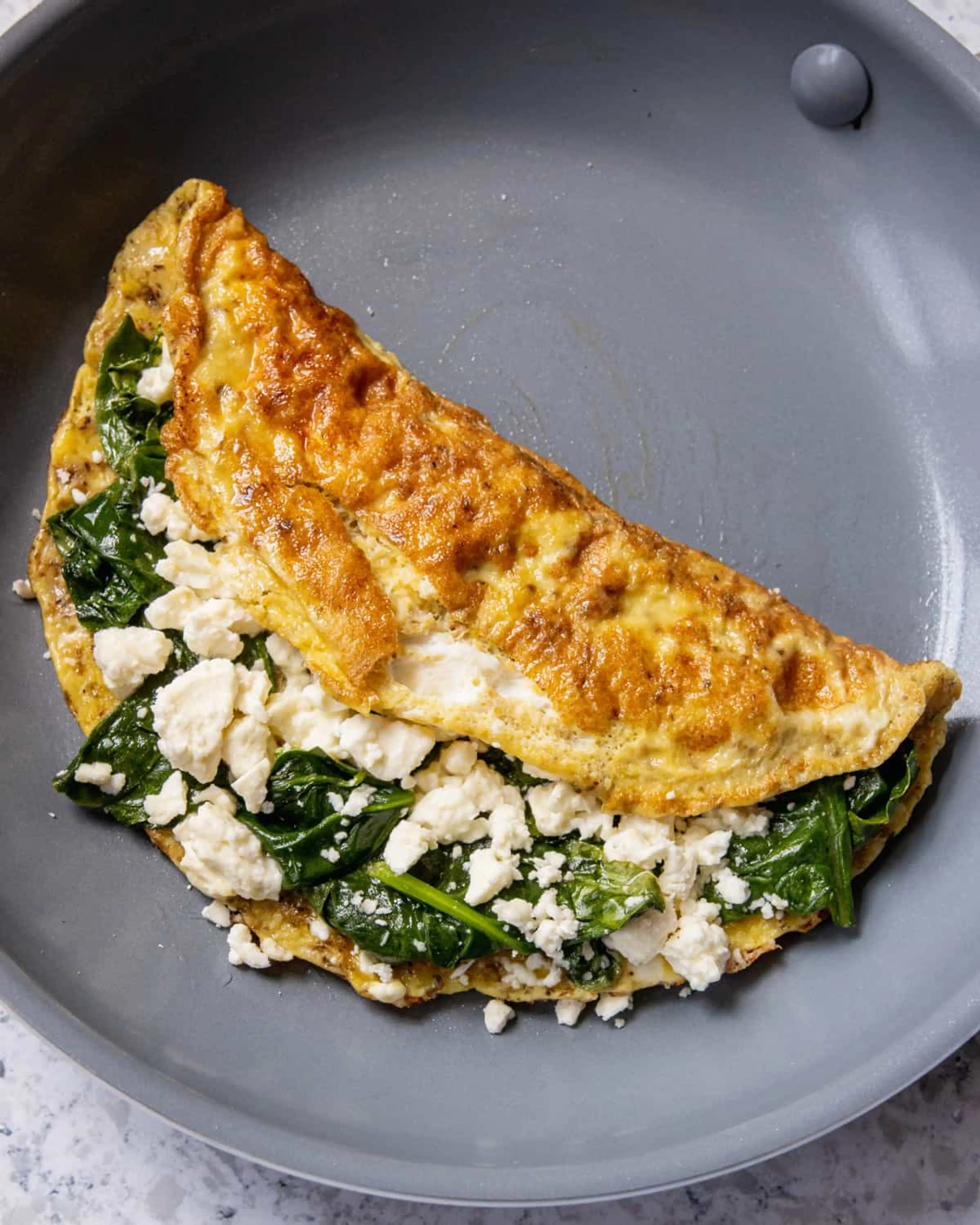 Spinach and Feta Omelet