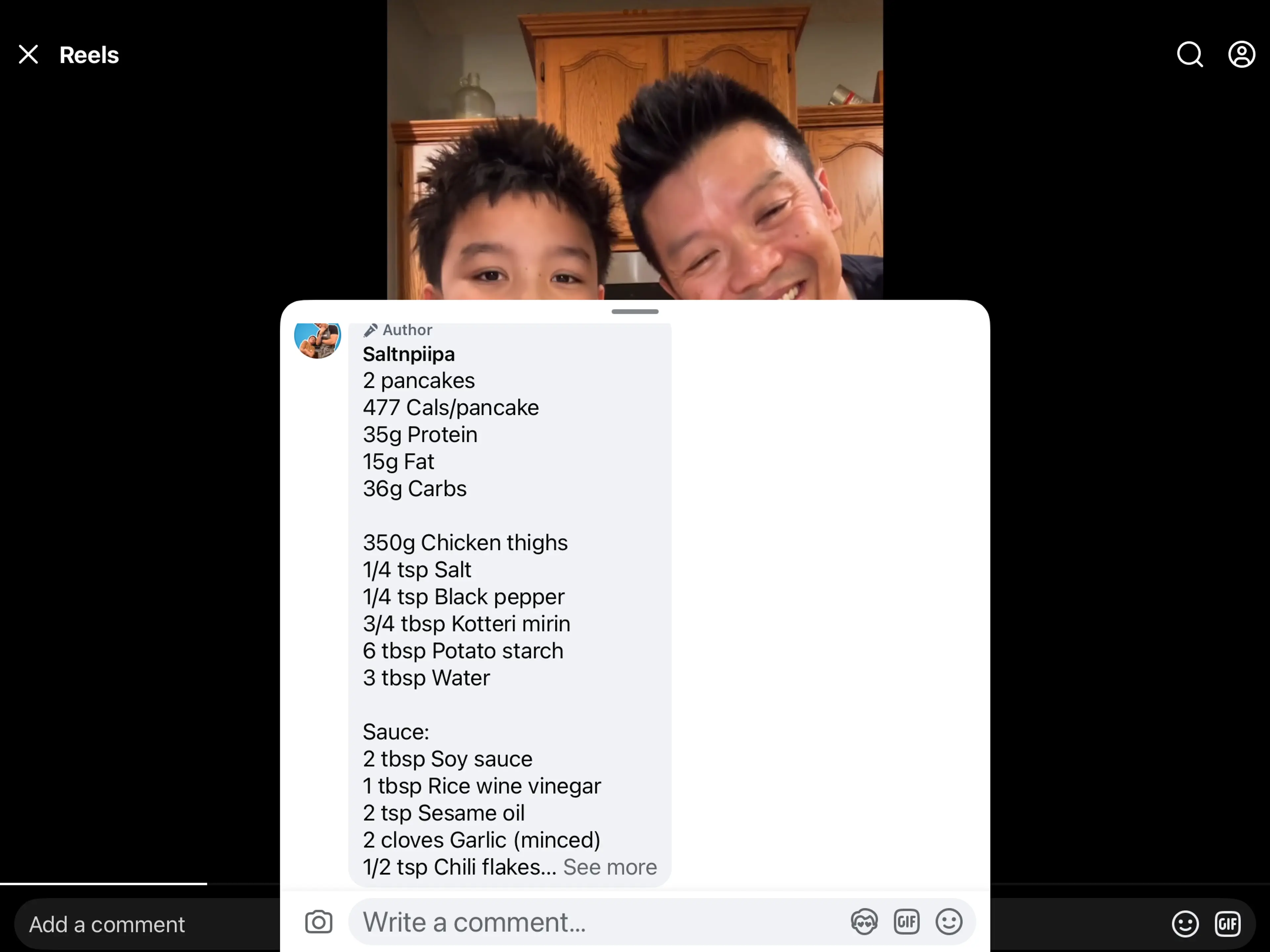 Korean Pancakes (chicken)