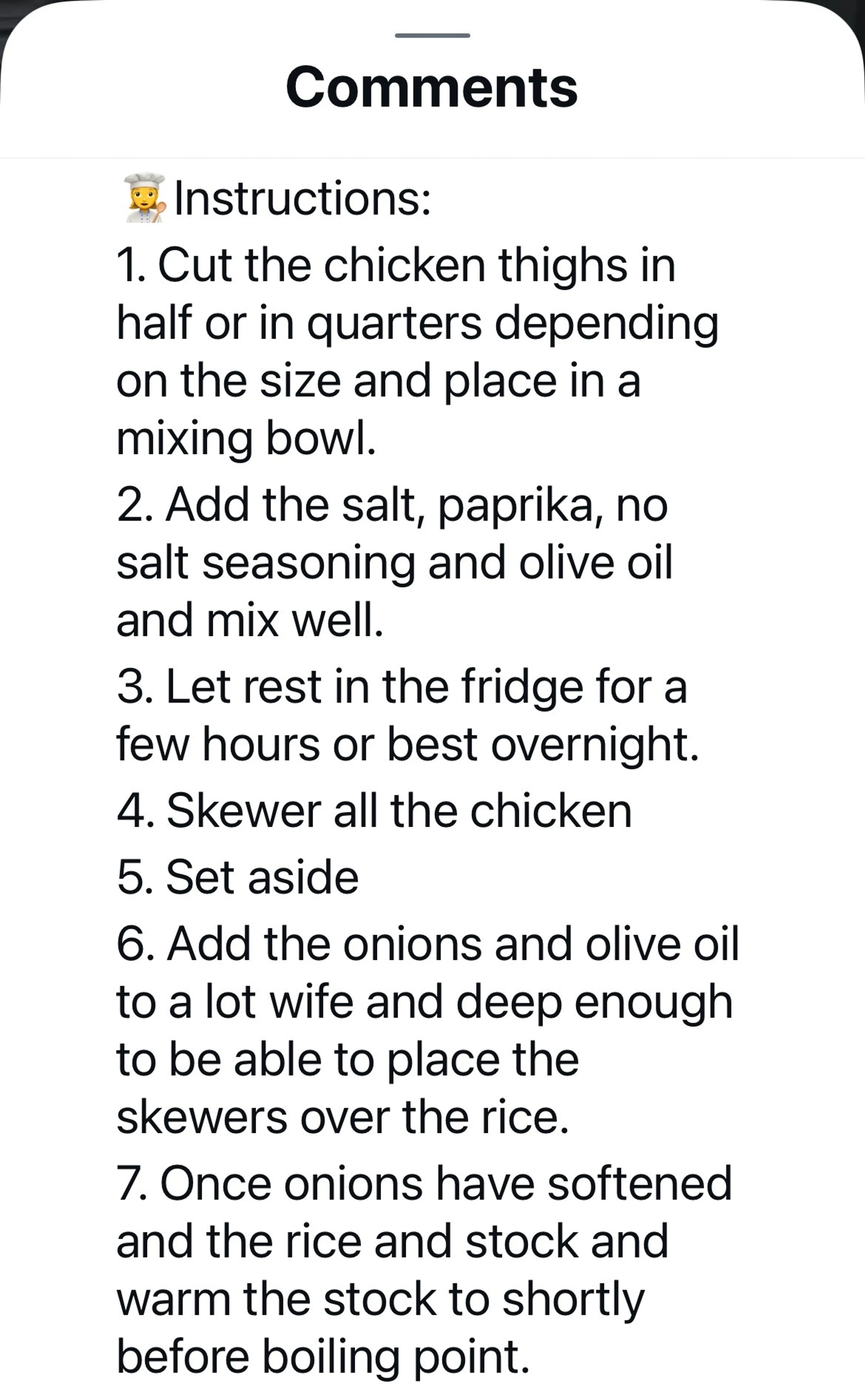 One Pan Chicken & Rice