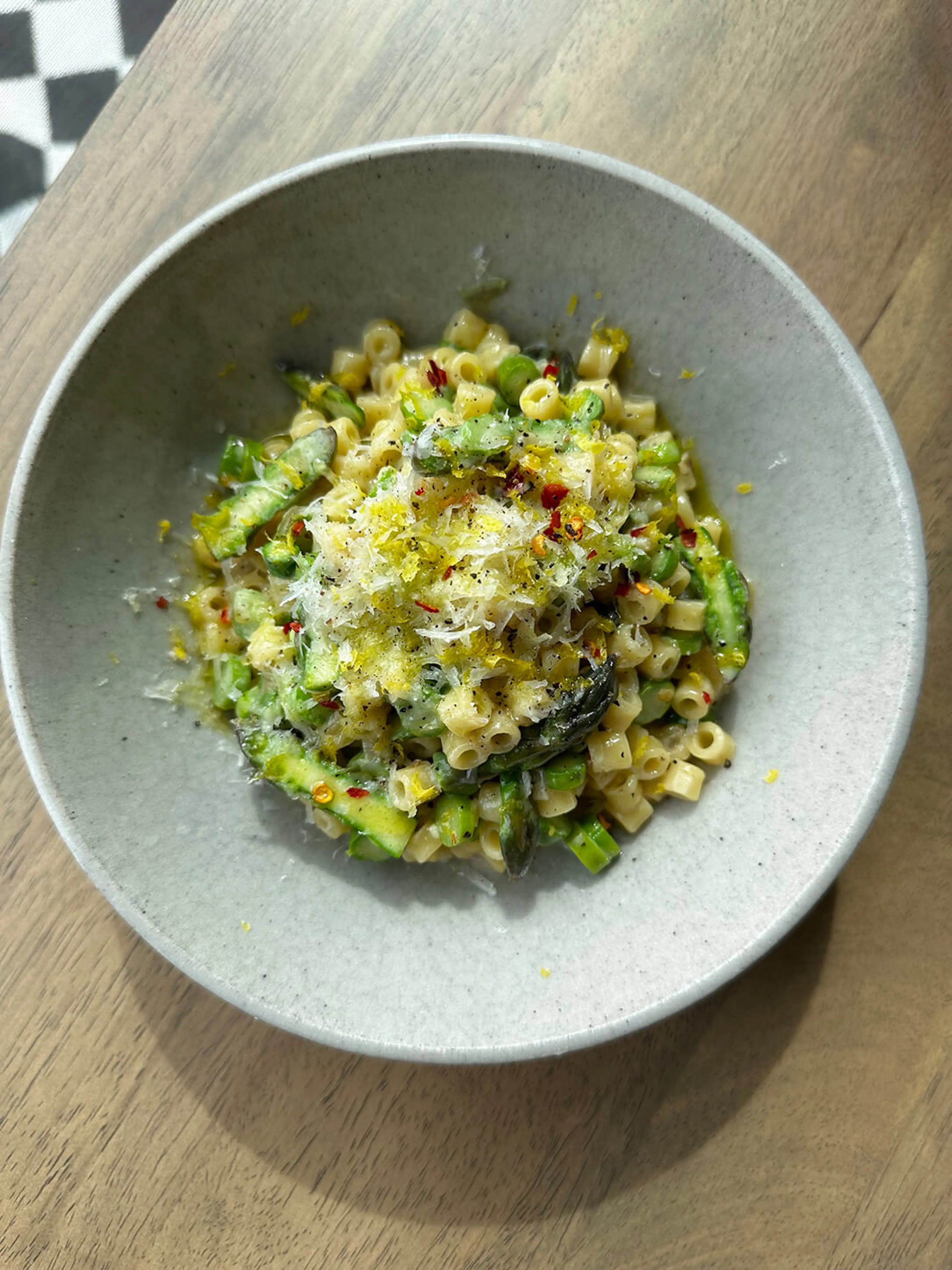Ditalini and Asparagus