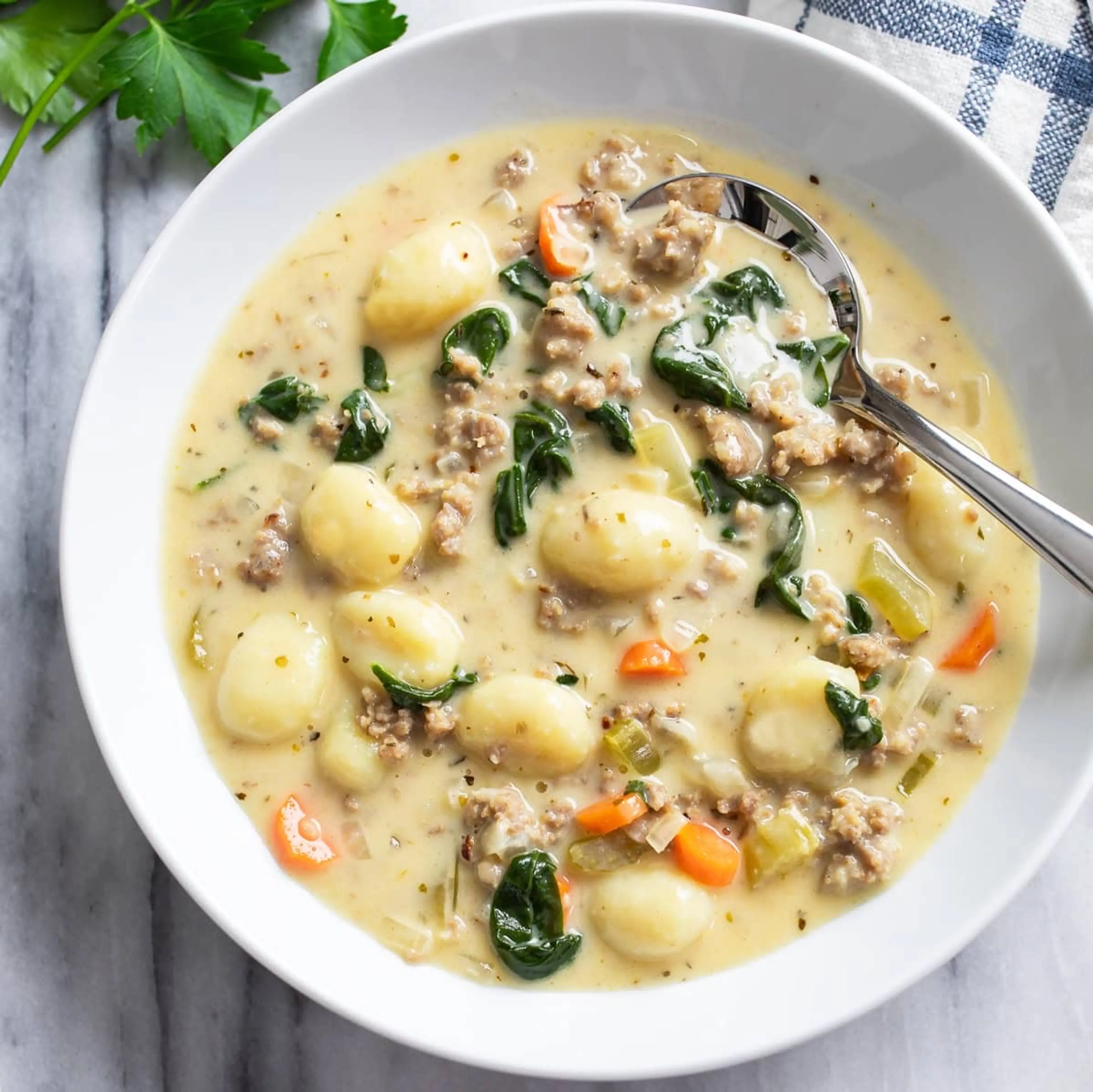 Sausage Gnocchi Soup