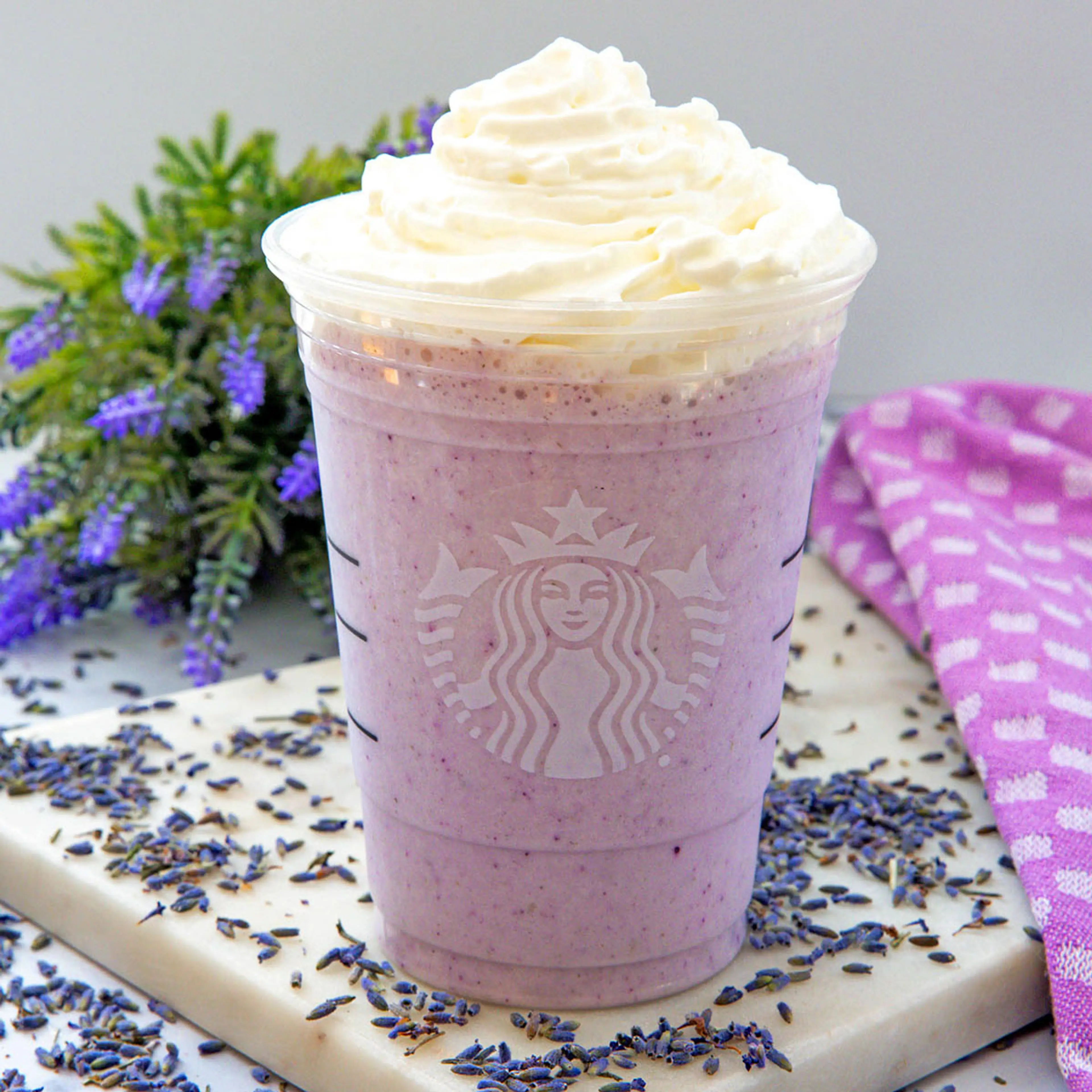 Lavender Crème Frappuccino