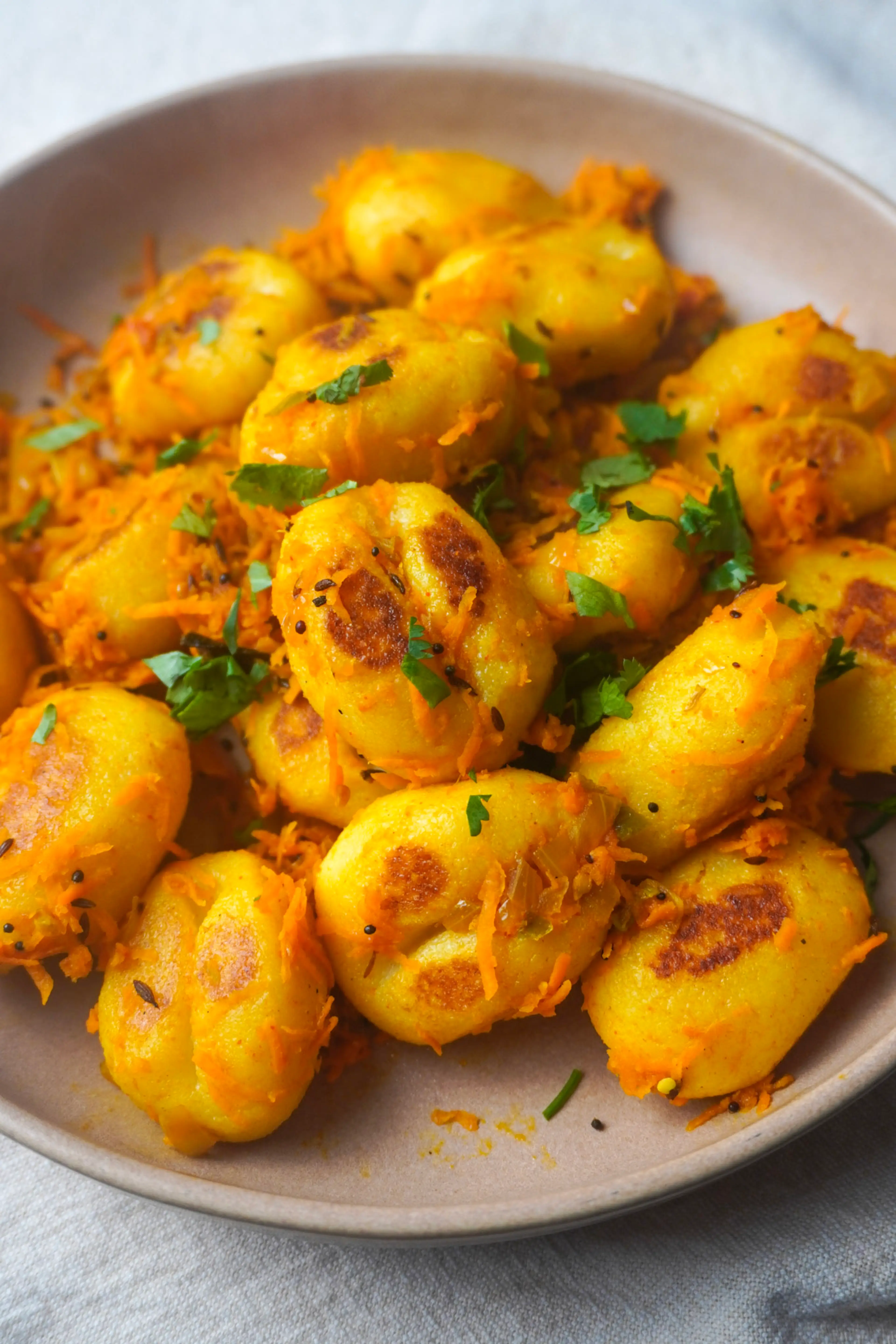 Upma Style Semolina Gnocchi - Easy, Healthy