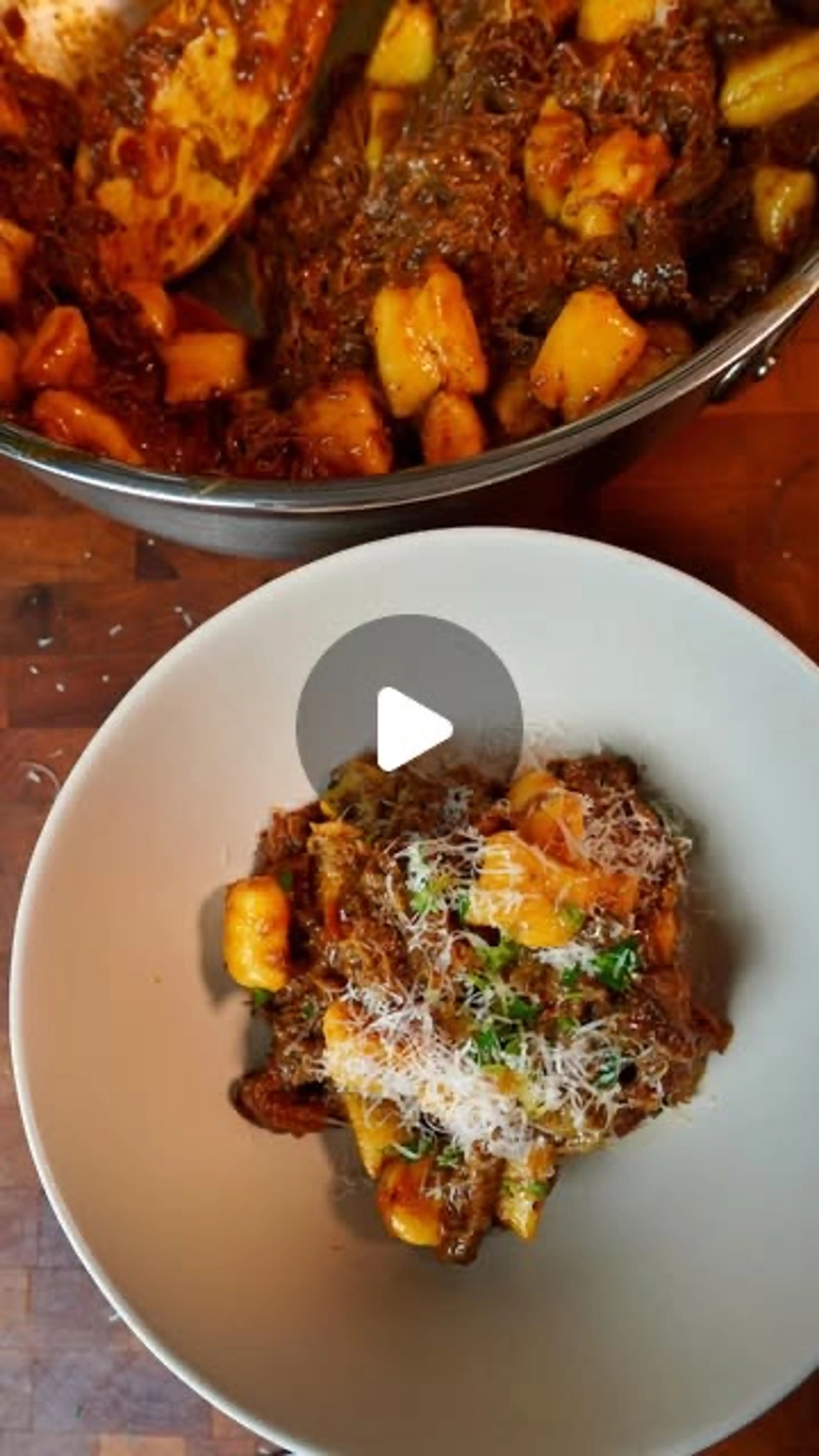 Short Rib Ragu + Ricotta Gnocchi