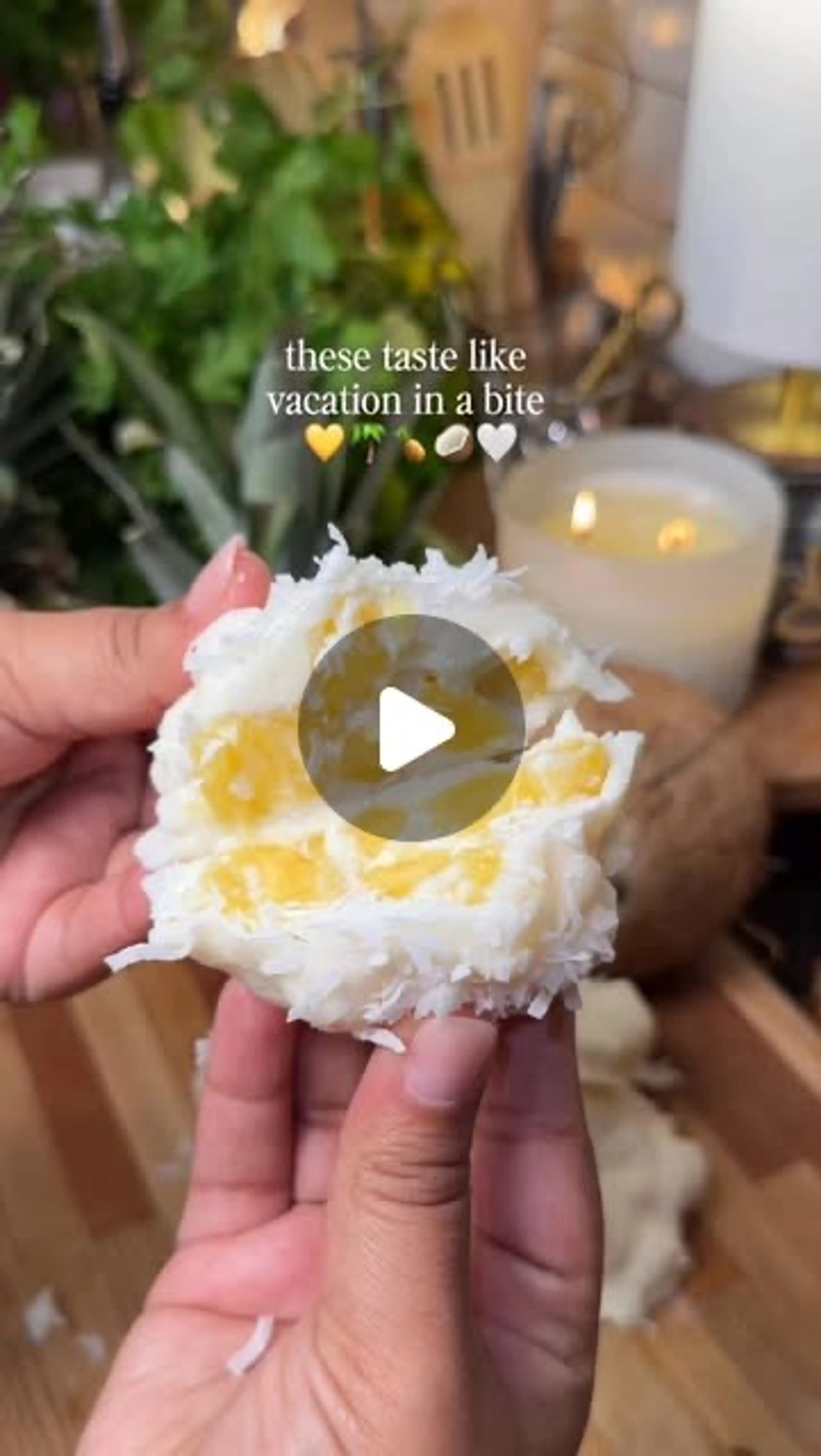 These Pina Colada Clusters Are Addicting