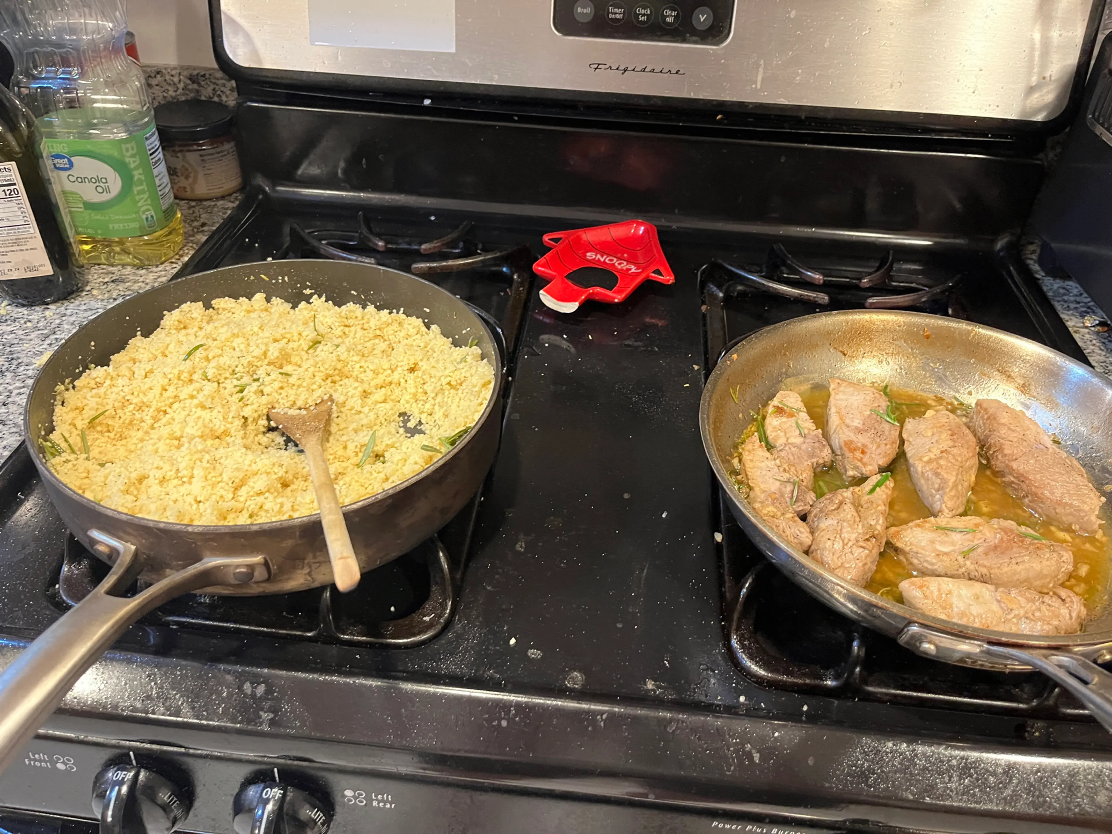 Rosemary Pork w/ Mushrooms And Couscous