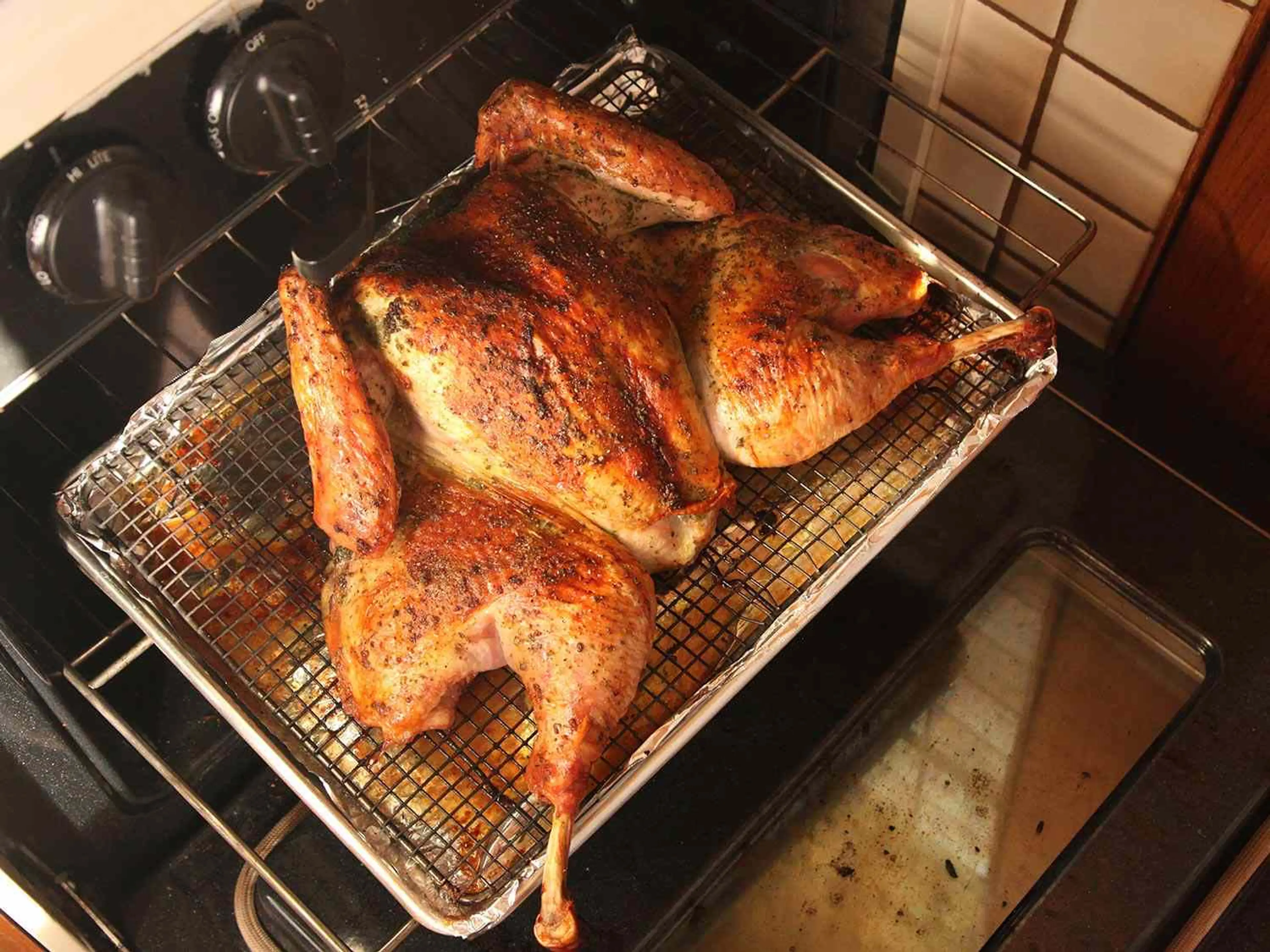 Crisp-Skinned Spatchcocked (Butterflied) Roast Turkey With G