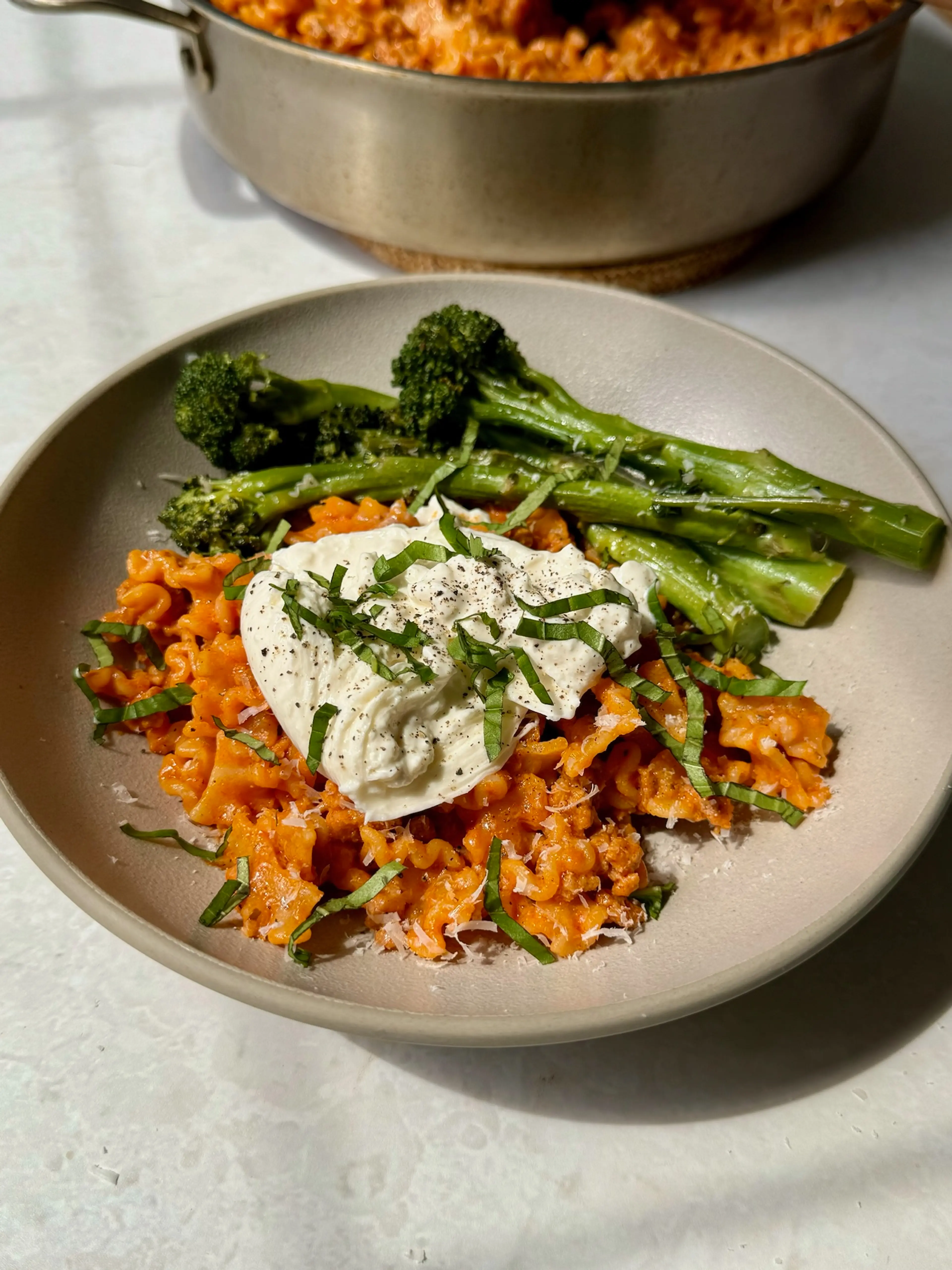 *TJ's Turkey Rosatella Pasta with Broccolini
