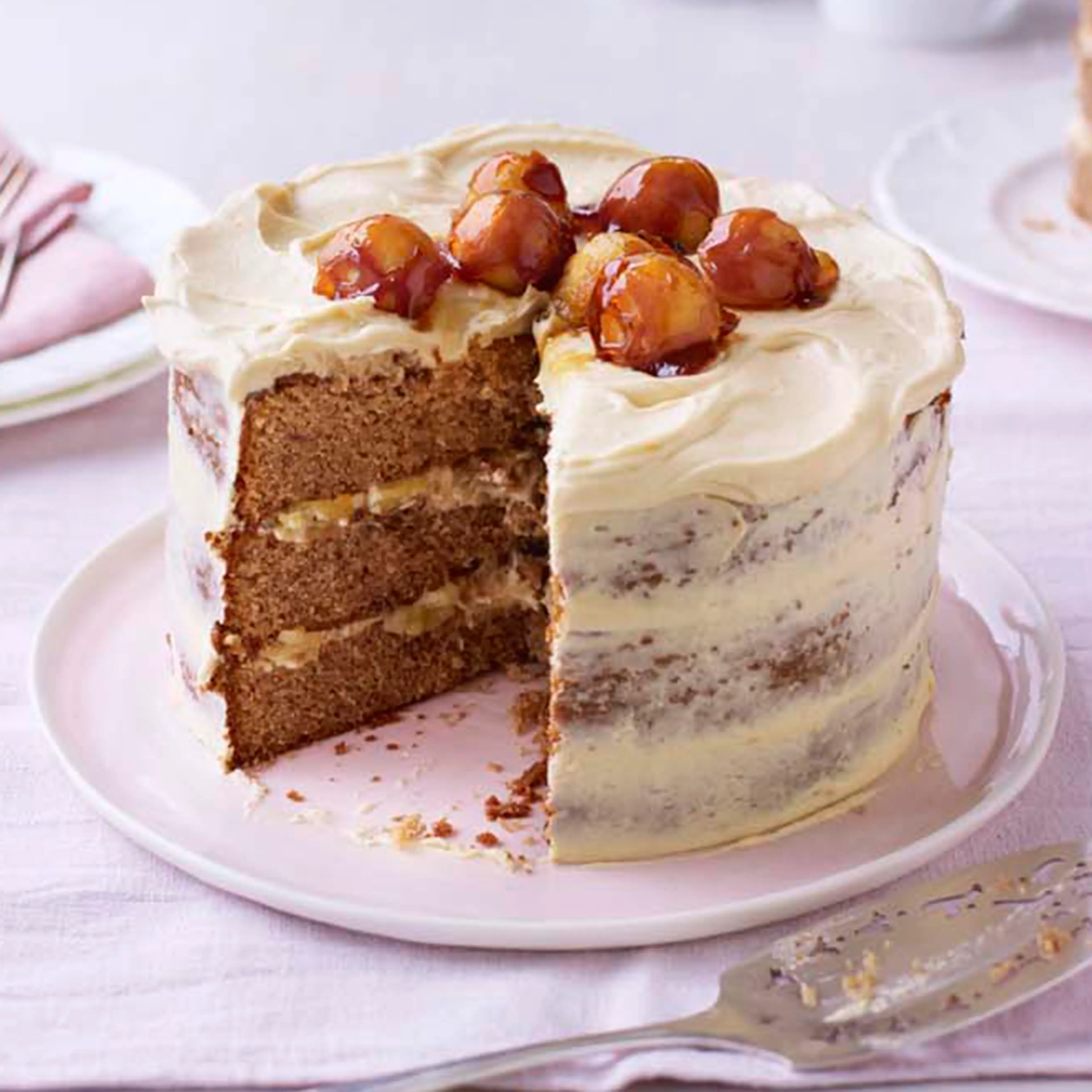 Kate’s Sticky Toffee Apple Caramel Cake